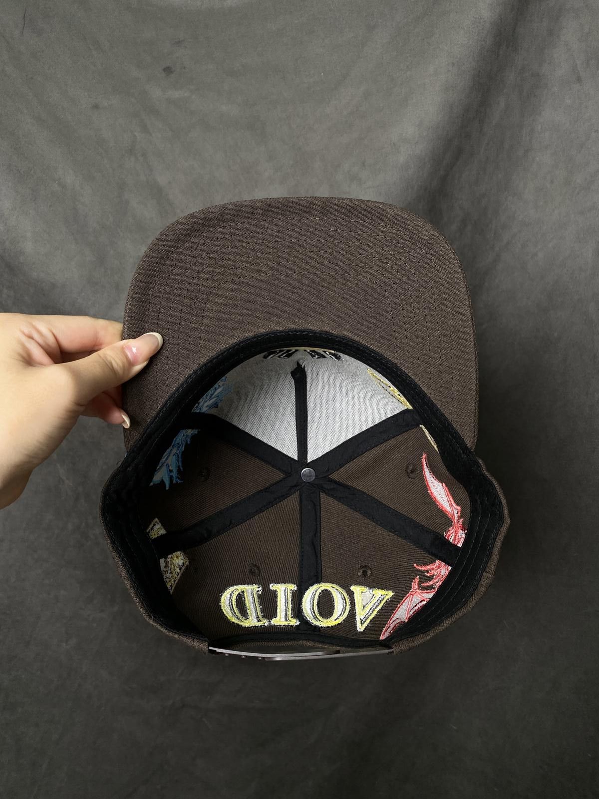 Japanese Brand Deadstock Void Reincarnation Yu-Gi-Oh Brown Snapback OS Size ONE SIZE - 9 Thumbnail