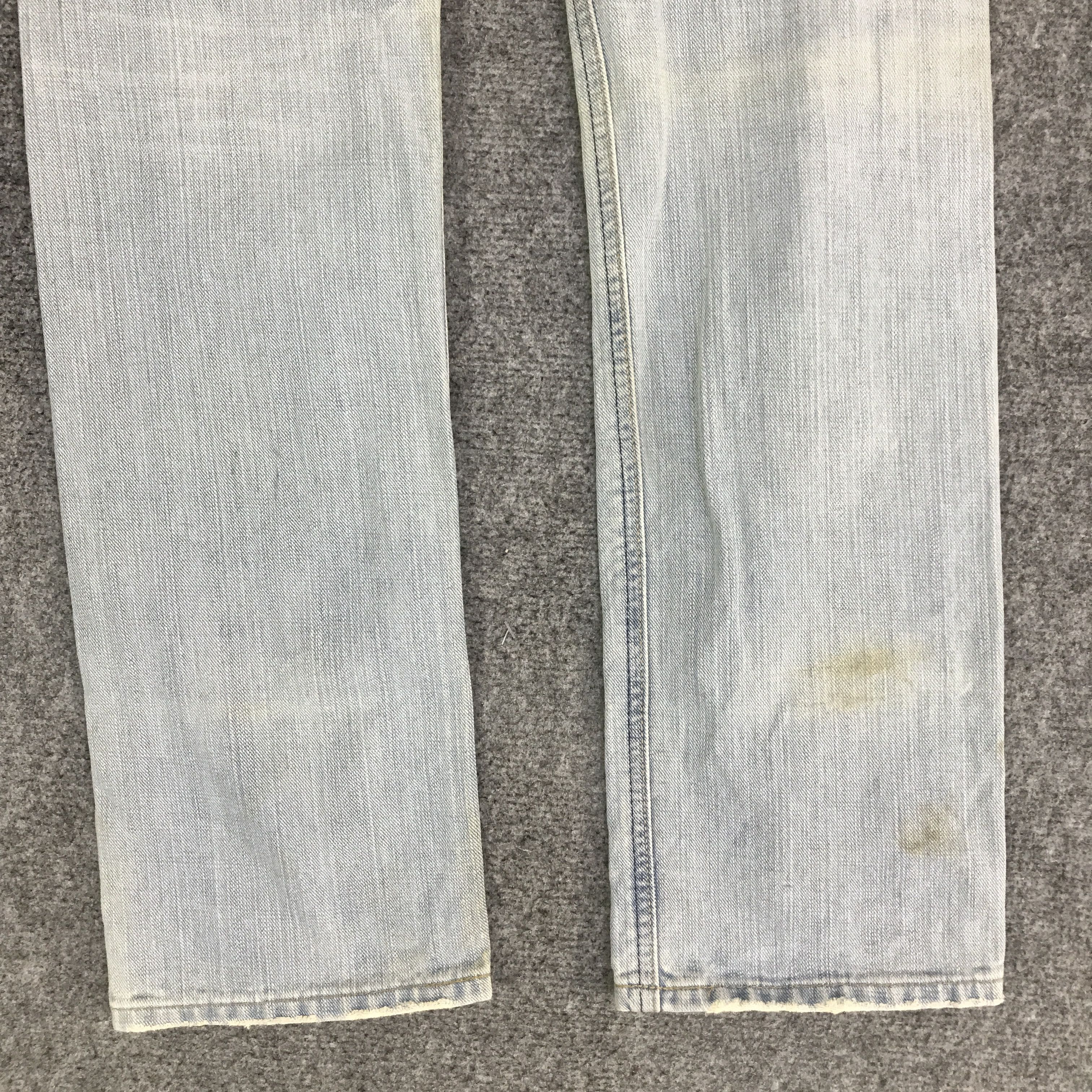 Lee LEE DISTRESSED LIGHT WASH DENIM PANTS K14B12 Size US 28 / EU 44 - 6 Thumbnail