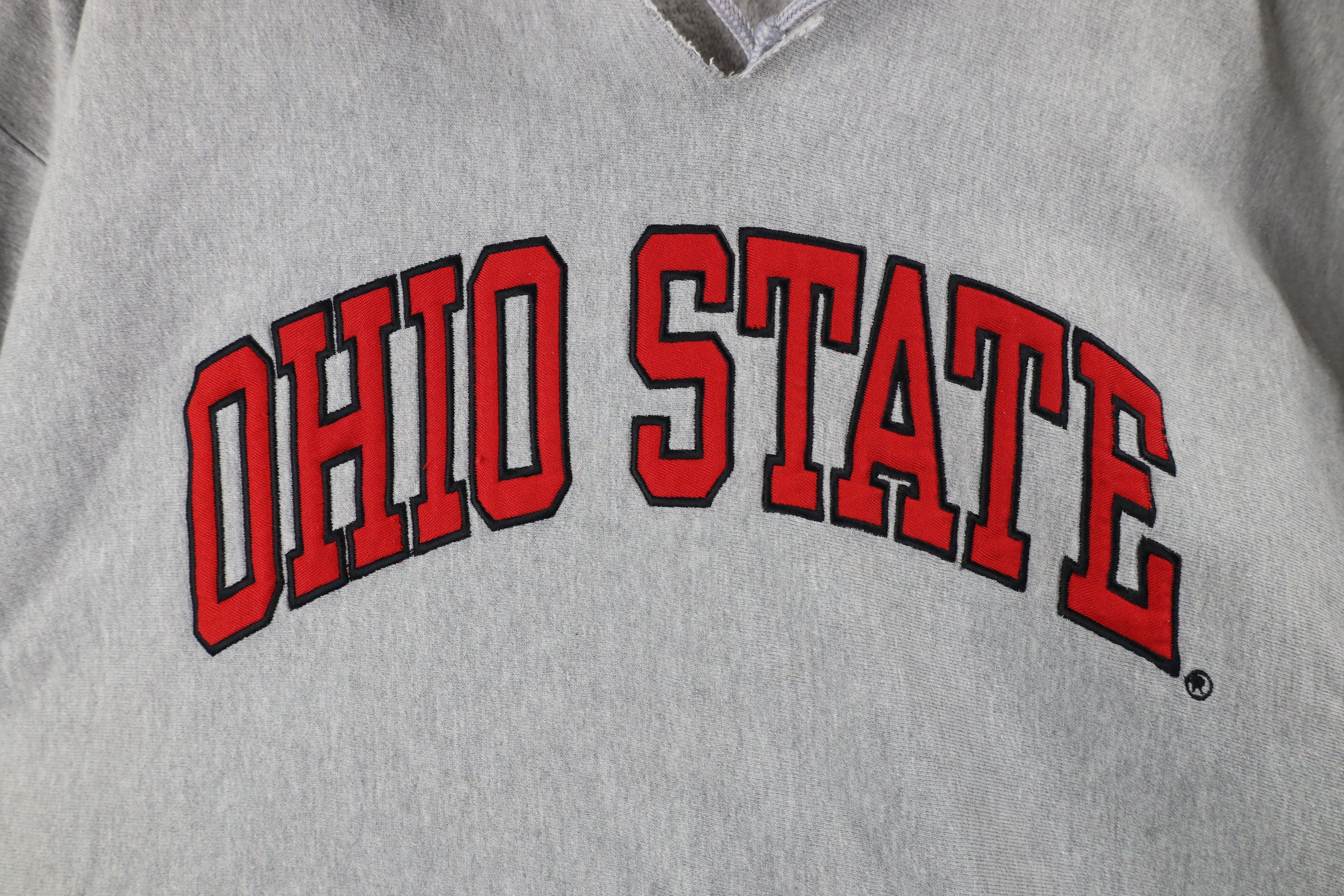Vintage Vintage 90s Heavyweight Ohio State University Sweatshirt Size US XXL / EU 58 / 5 - 7 Thumbnail