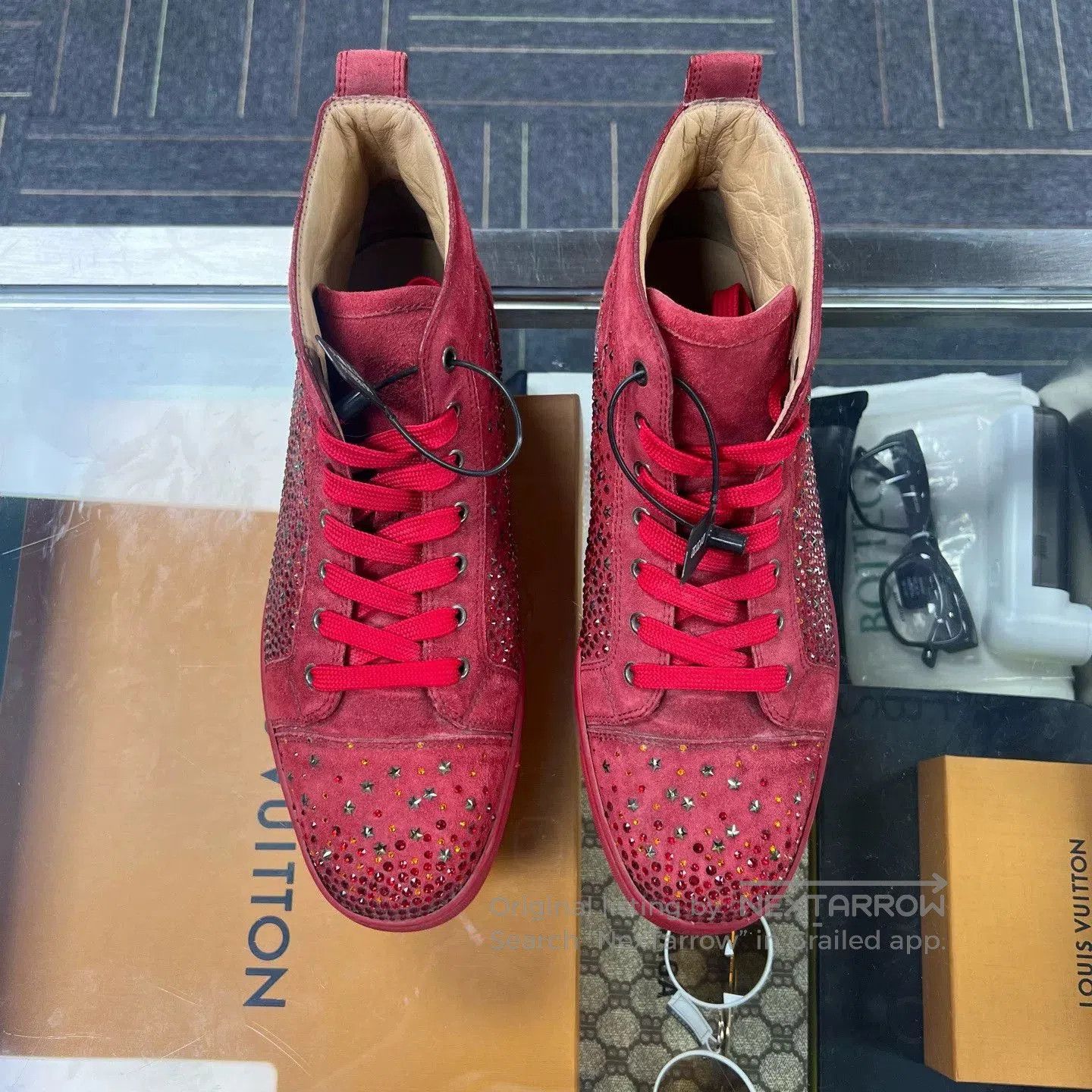 Christian Louboutin christian louboutin red high. Size US 11 / EU 44 - 1 Thumbnail