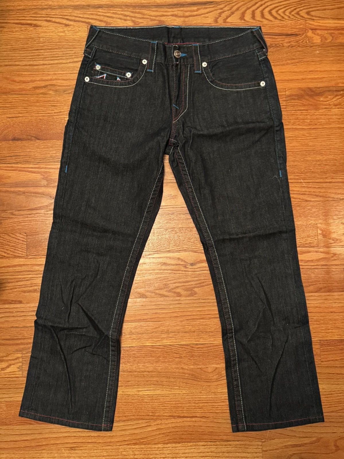 True Religion × Vintage Rare Vintage True Religion Red White and Blue Stitching Size US 32 / EU 48 - 2 Thumbnail