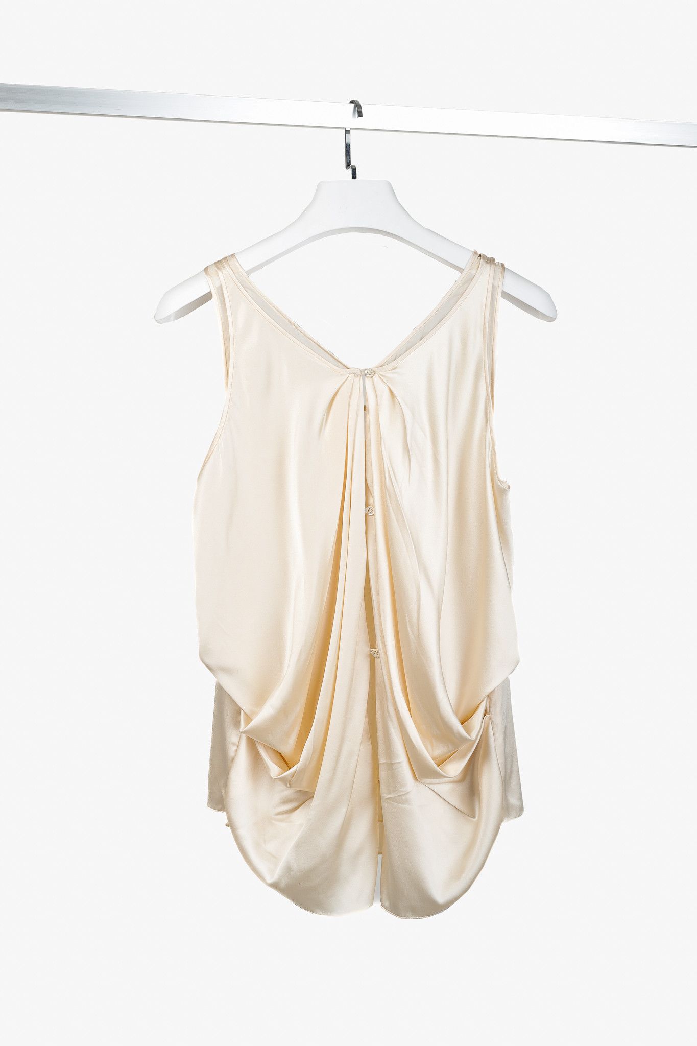 Zac Posen Zac Posen Layered Blush Silk Sleeveless Blouse Size M / US 6-8 / IT 42-44 - 2 Thumbnail