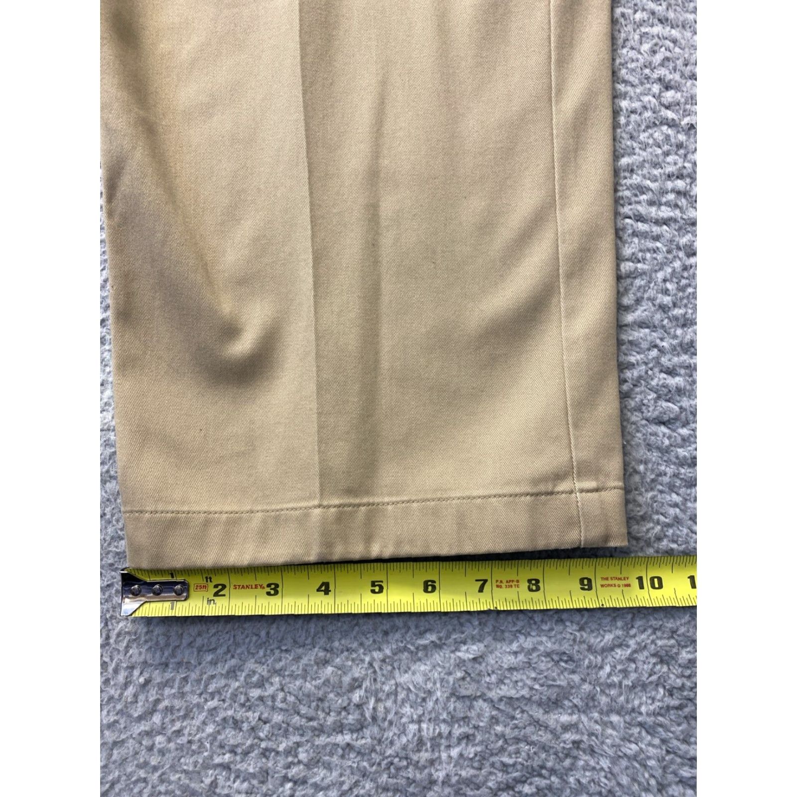 Vintage VINTAGE L.L. BEAN Men's Pants 42x30 Cotton Tan Chino Casual Workwear Fall Winter Size US 42 / EU 58 - 5 Thumbnail