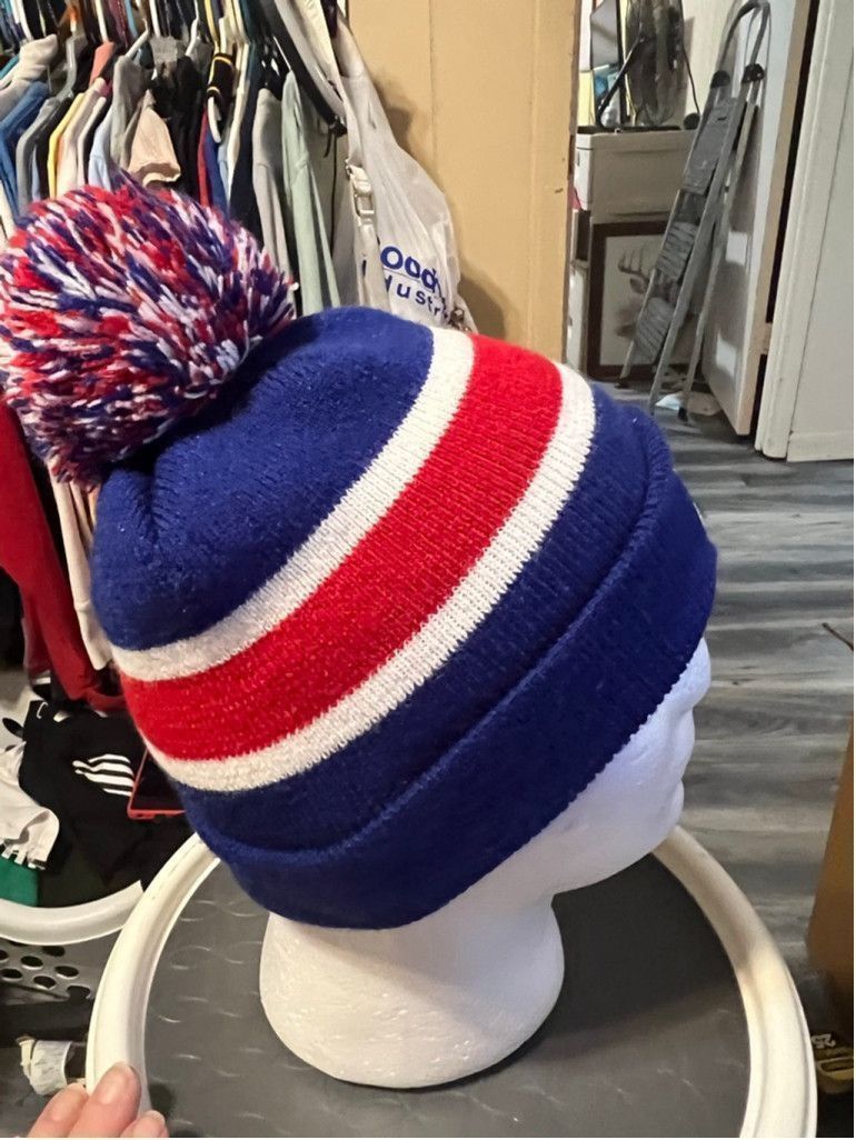 Other Kids Fan Favorite New York Rangers Pom Beanie Hat Size ONE SIZE - 4 Thumbnail