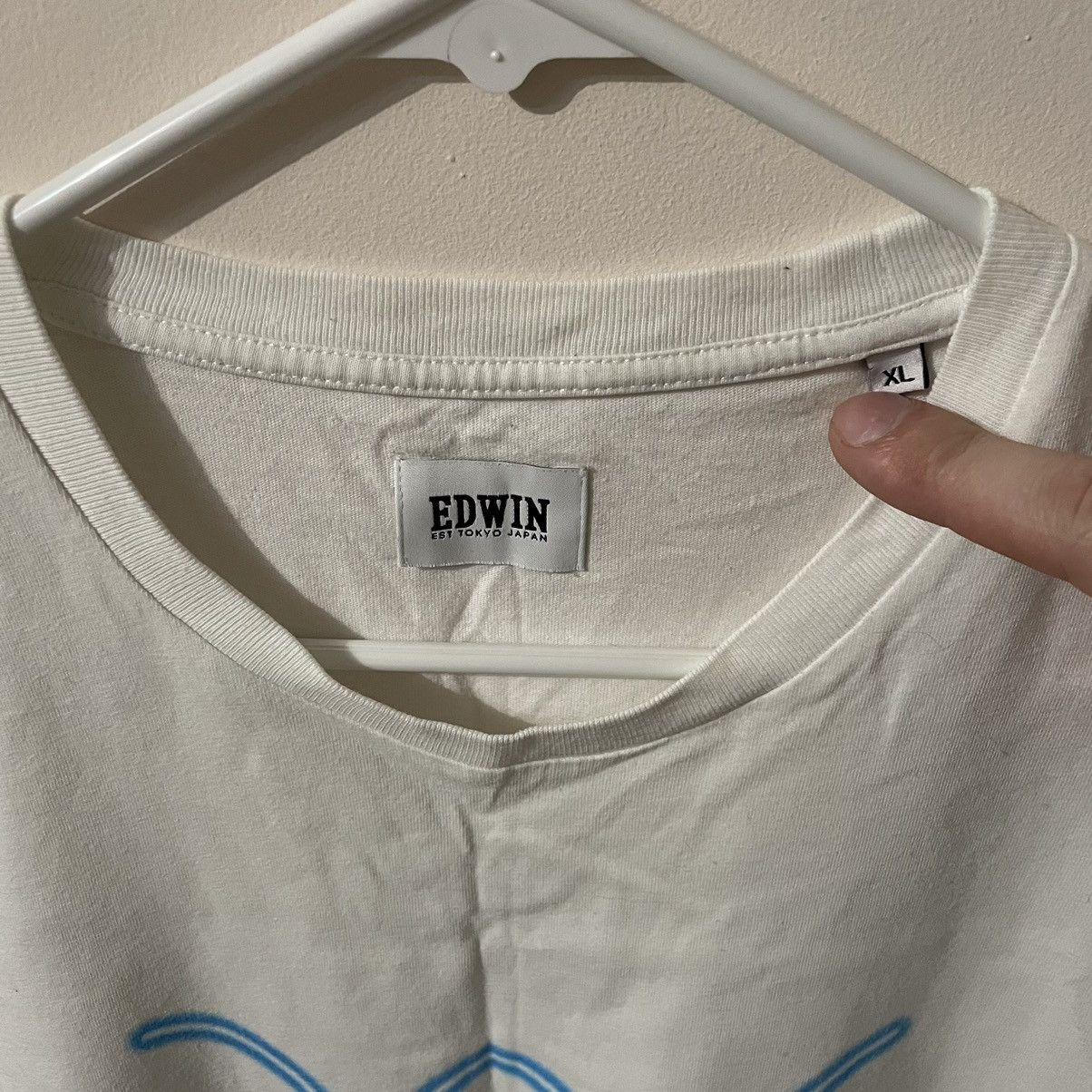 Edwin × Japanese Brand × Vintage Edwin Japan t-shirt size XL Size US XL / EU 56 / 4 - 3 Thumbnail