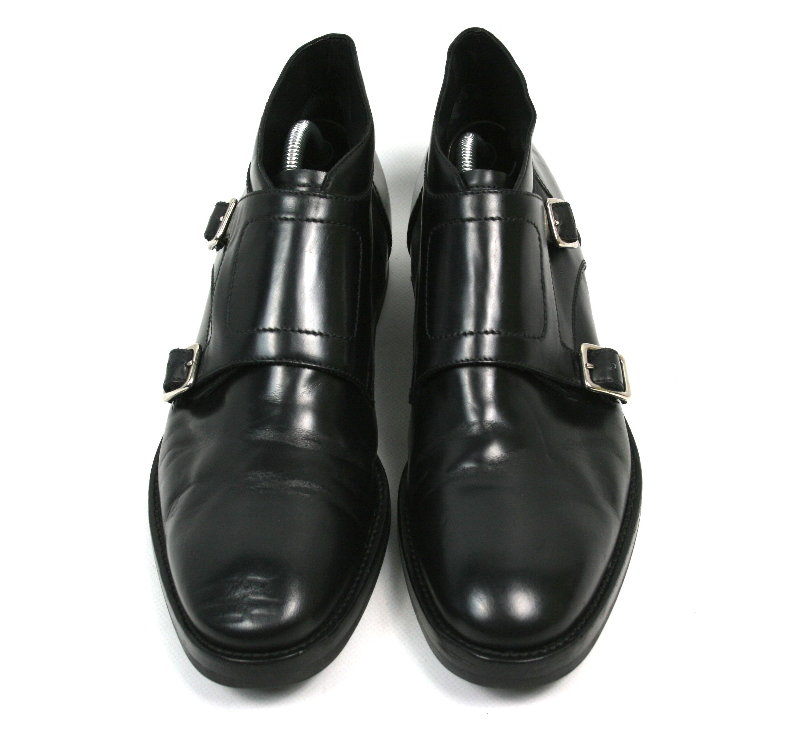 Alexander McQueen Creeper Buckles Monk Straps Leather Boots Size US 9 / EU 42 - 9 Thumbnail