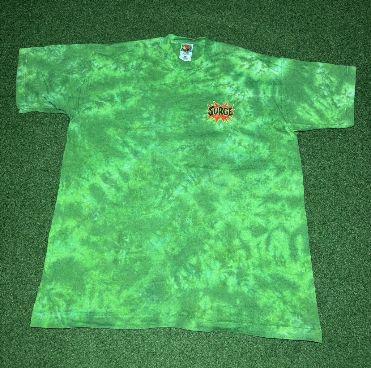 Vintage Vintage 90s Surge Movement Hardcore Citrus Soda XL T Shirt Size US XL / EU 56 / 4 - 1 Thumbnail