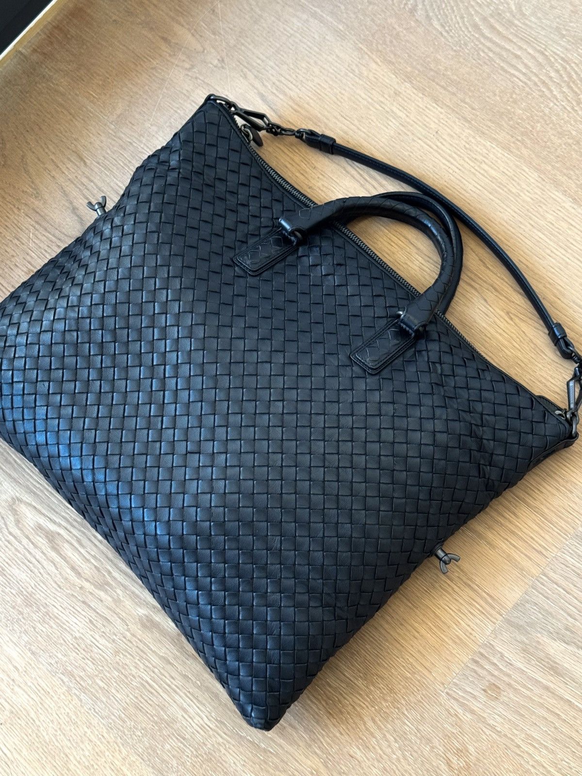 Bottega Veneta BOTTEGA VENETA Convertible Bag Intrecciato Navy Size ONE SIZE - 11 Thumbnail