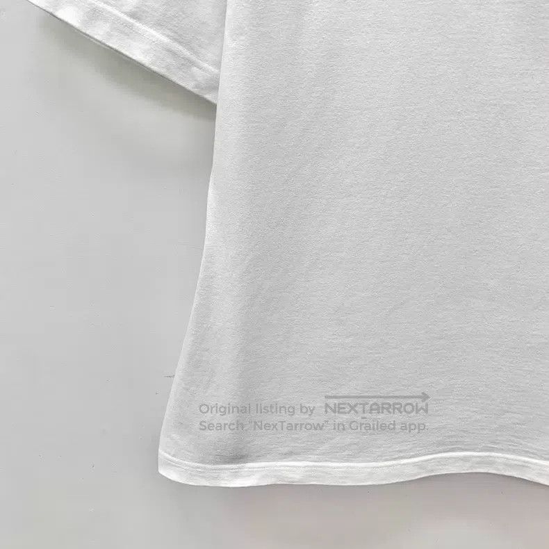 Balenciaga Balenciaga White Logo Letter Print Cotton Crew Neck Short Size US S / EU 44-46 / 1 - 4 Thumbnail