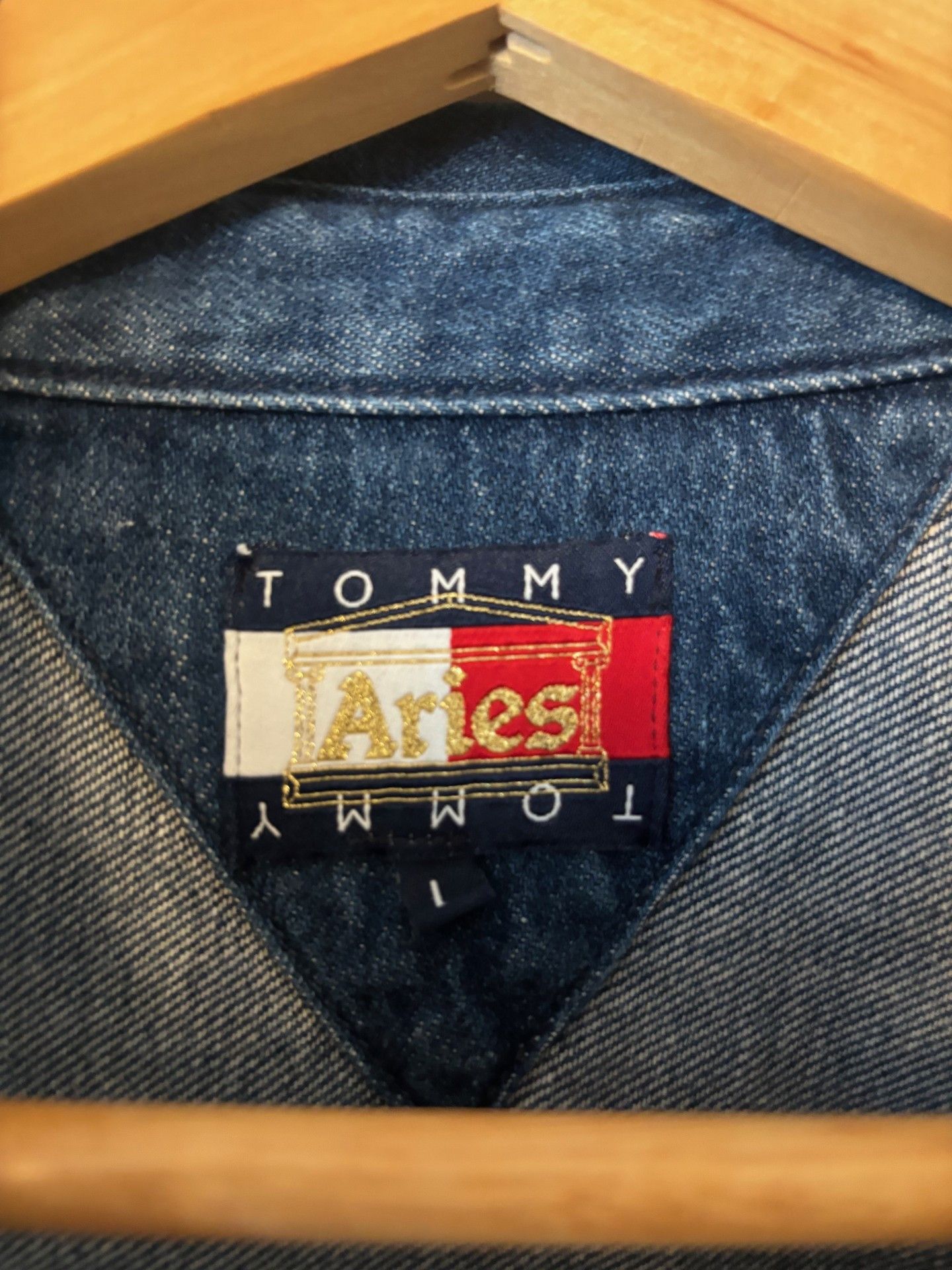 Aries × Tommy Hilfiger Tommy x Aries Graphic Denim Jacket Size US L / EU 52-54 / 3 - 3 Thumbnail