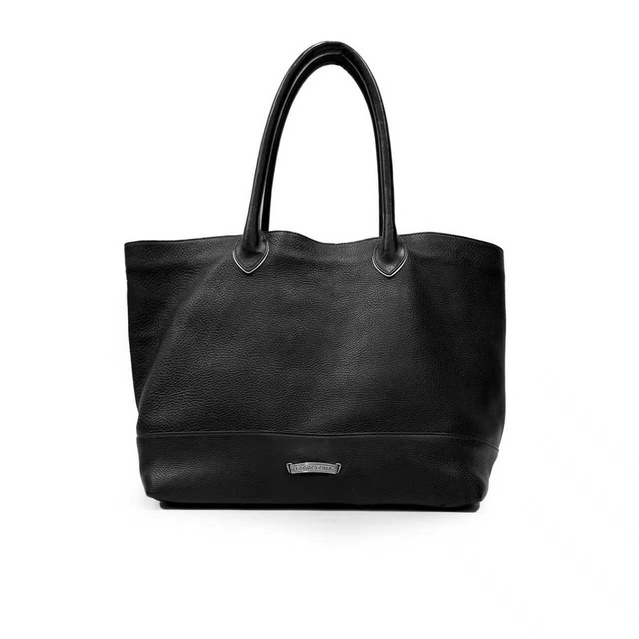 Chrome Hearts Chrome Hearts White&Green Cemetery Cross Leather Tote Bag Size ONE SIZE - 3 Thumbnail