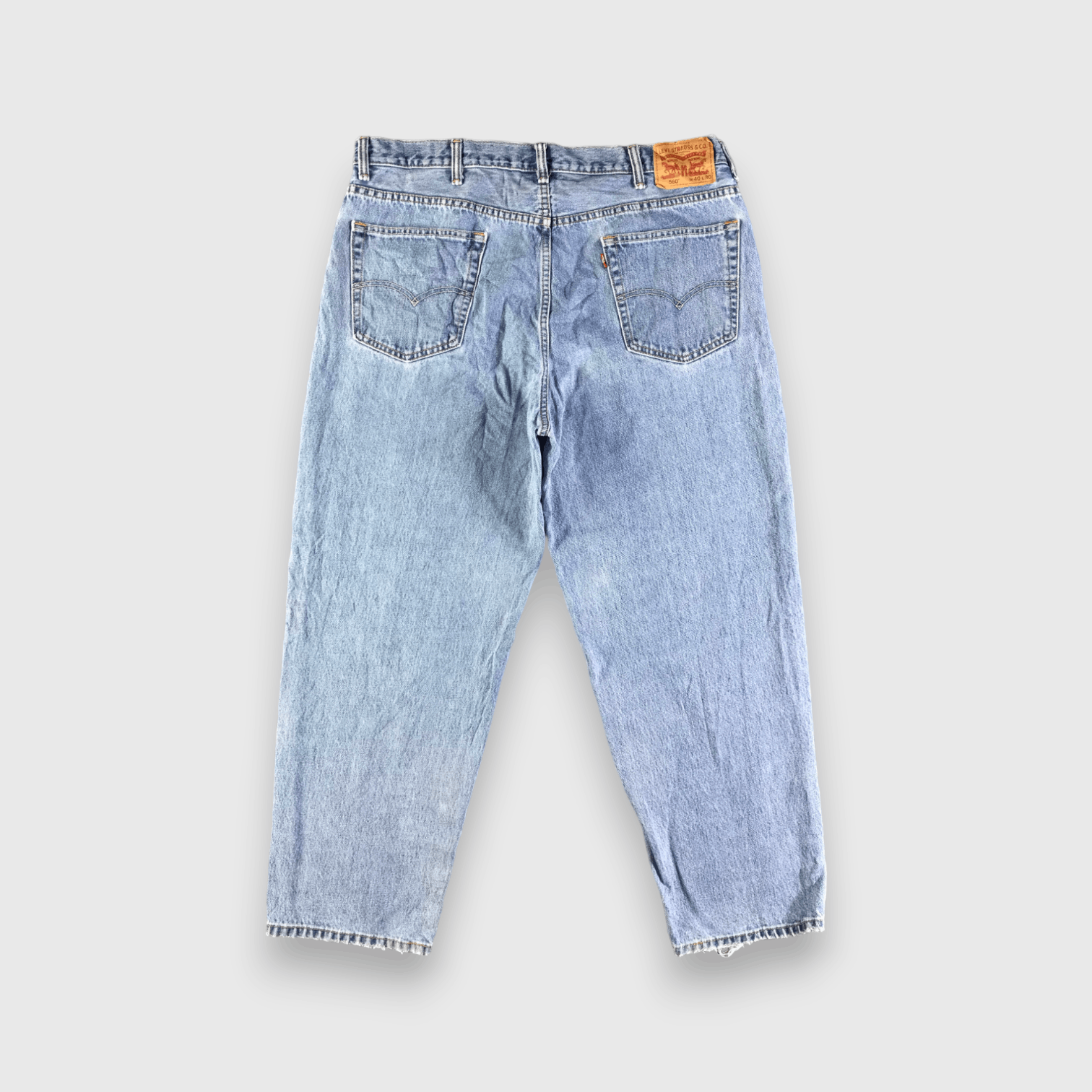 Levi's Vintage Blue Wash Levis 560 Jeans-J4380 Size US 41 - 2 Thumbnail