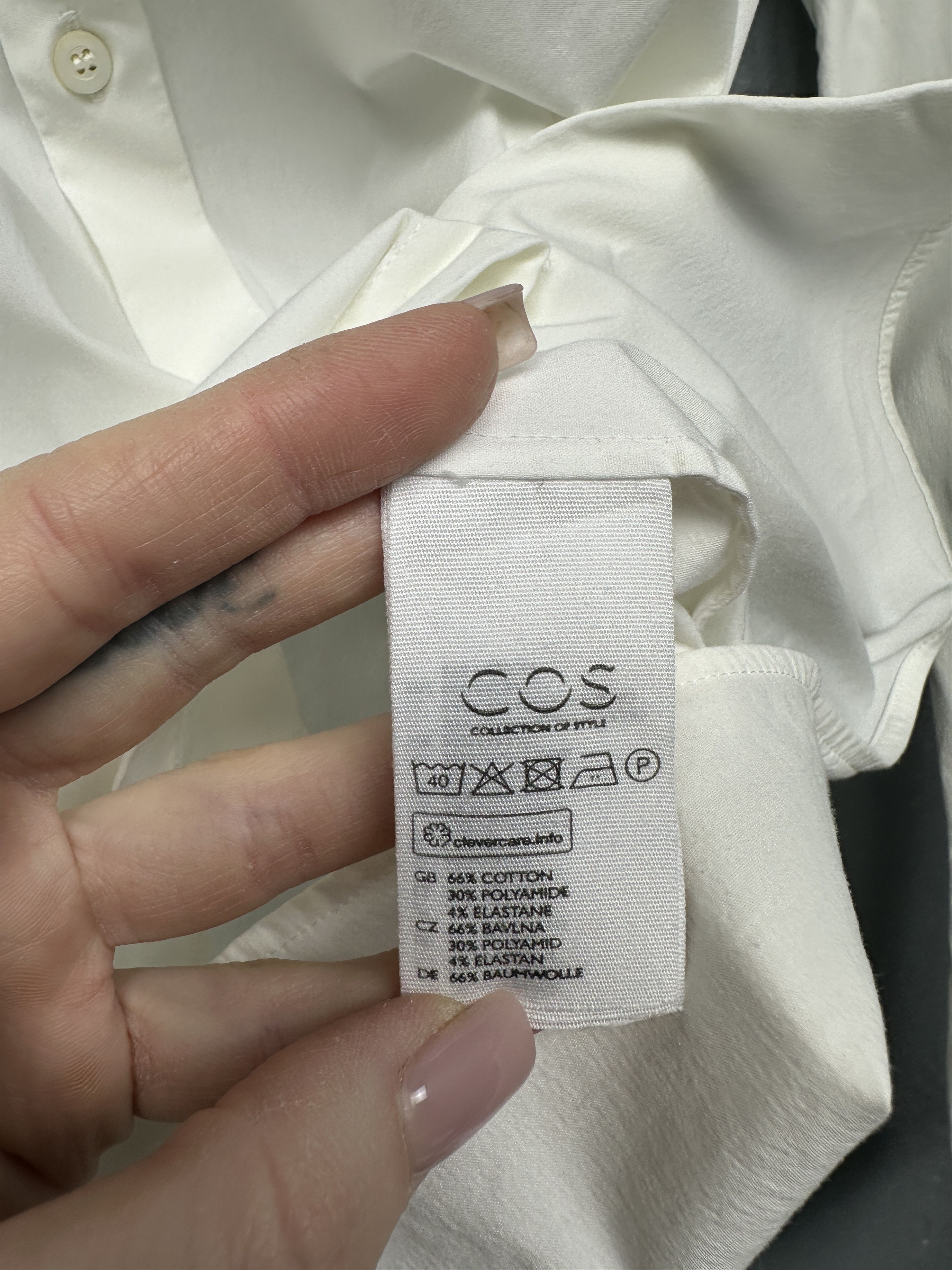 Cos Cos Womens Long Sleeve Shirt Size S / US 4 / IT 40 - 4 Thumbnail