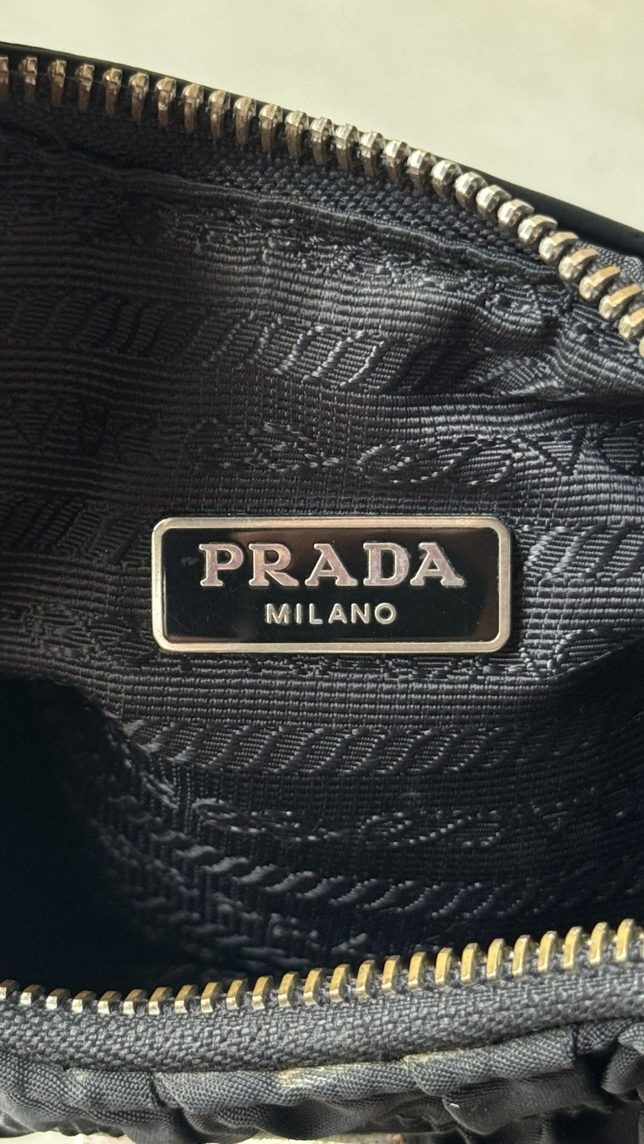 Balenciaga PRADA Tessuto Nylon Gaufre Shoulder Bag Black Size ONE SIZE - 11 Thumbnail