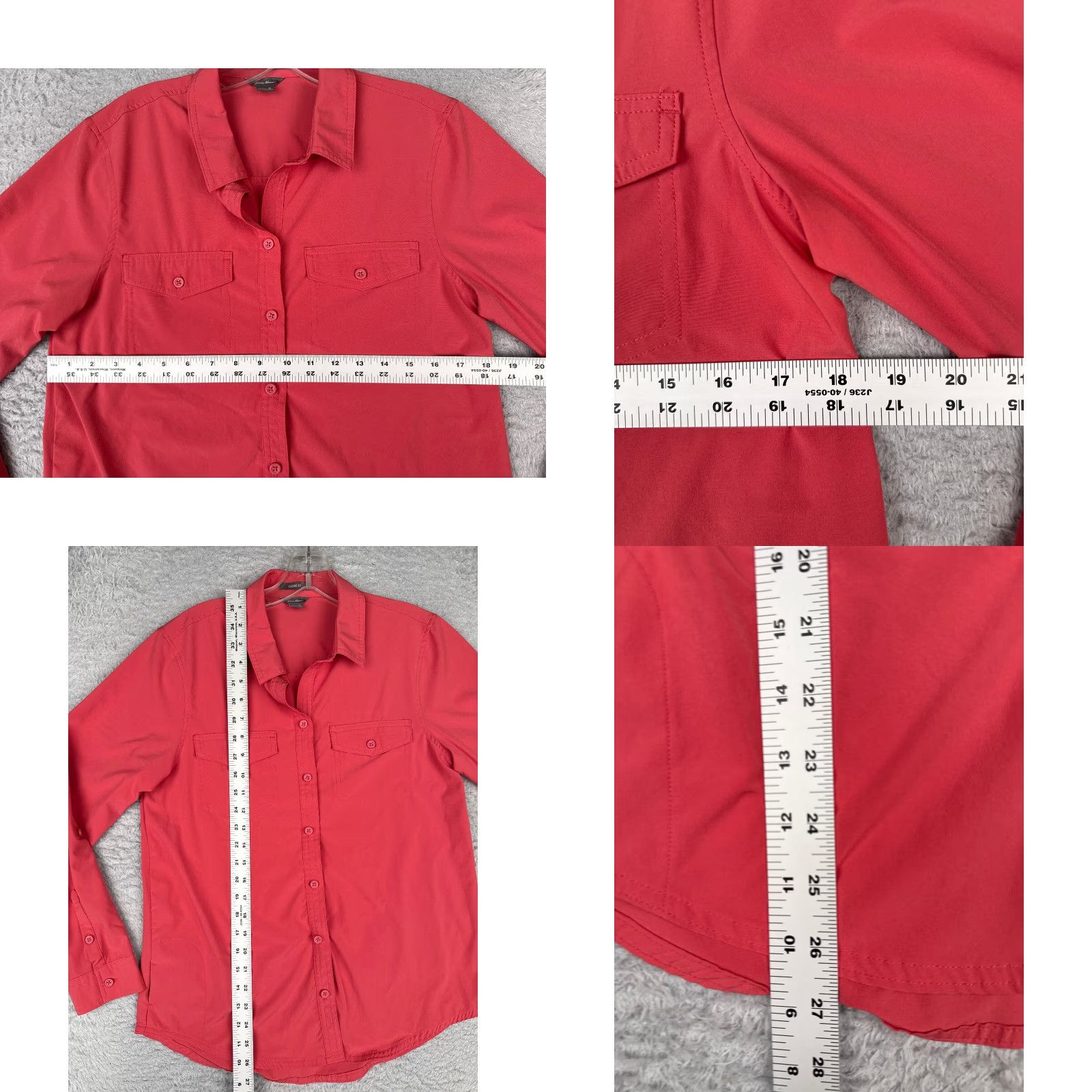 Eddie Bauer Eddie Bauer Shirt Women Small Pink Button Up Fishing Angler Long Sleeve Pocket Womens Size S / US 4 / IT 40 - 8 Thumbnail