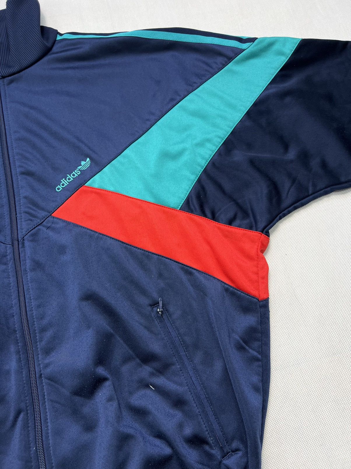 Adidas × Vintage Sweatshirt Adidas Vintage 80’s 90’s Zipped Size US L / EU 52-54 / 3 - 2 Thumbnail