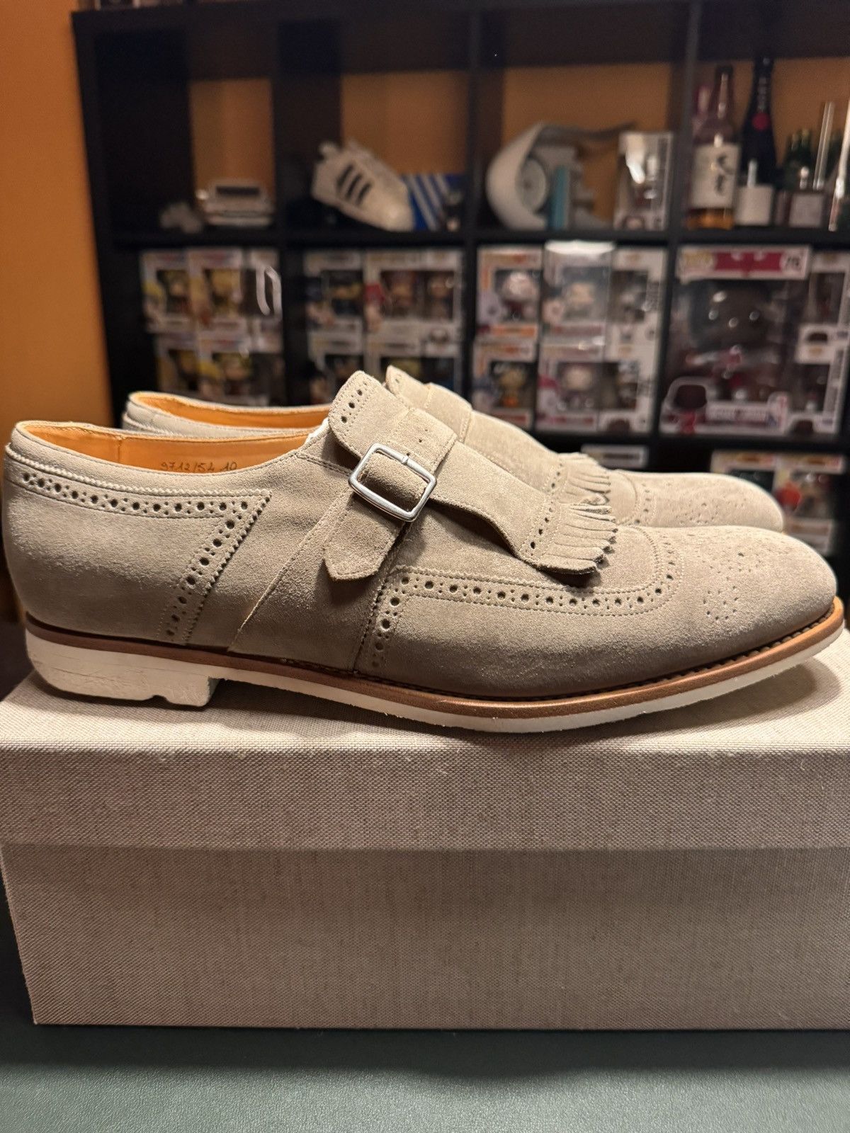 image of Churchs Church’S Shangai 44 Shoes in Beige, Men's (Size 10.5)