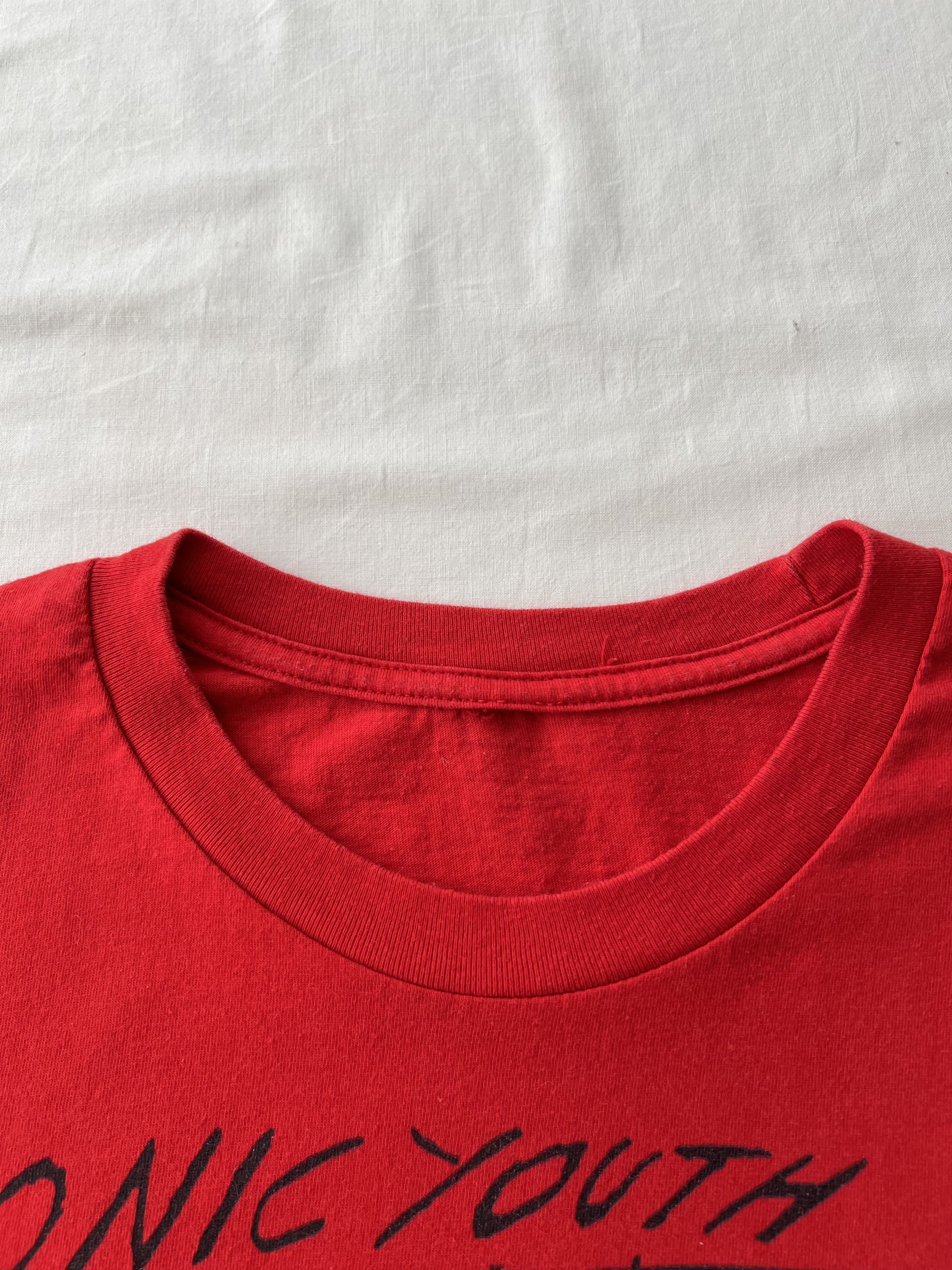 Band Tees Vintage 2000s Sonic Youth Goo Album Red T-shirt Size US L / EU 52-54 / 3 - 9 Thumbnail