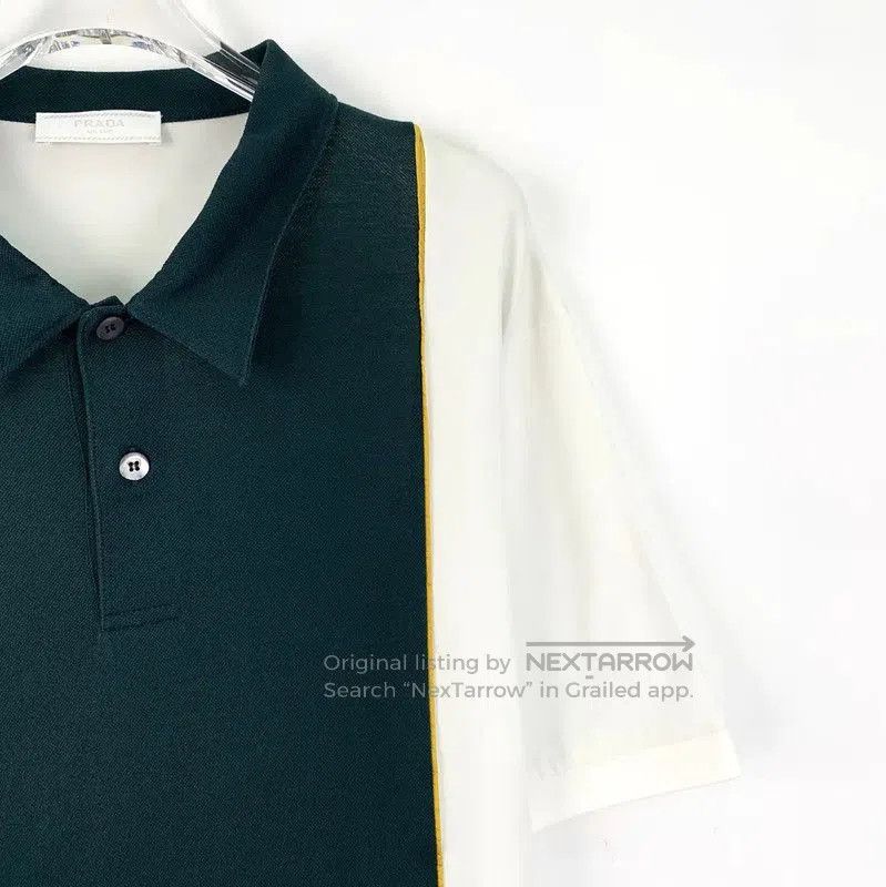 Prada Prada Color-Block Cotton Men's T-Shirt. Size US XL / EU 56 / 4 - 3 Thumbnail