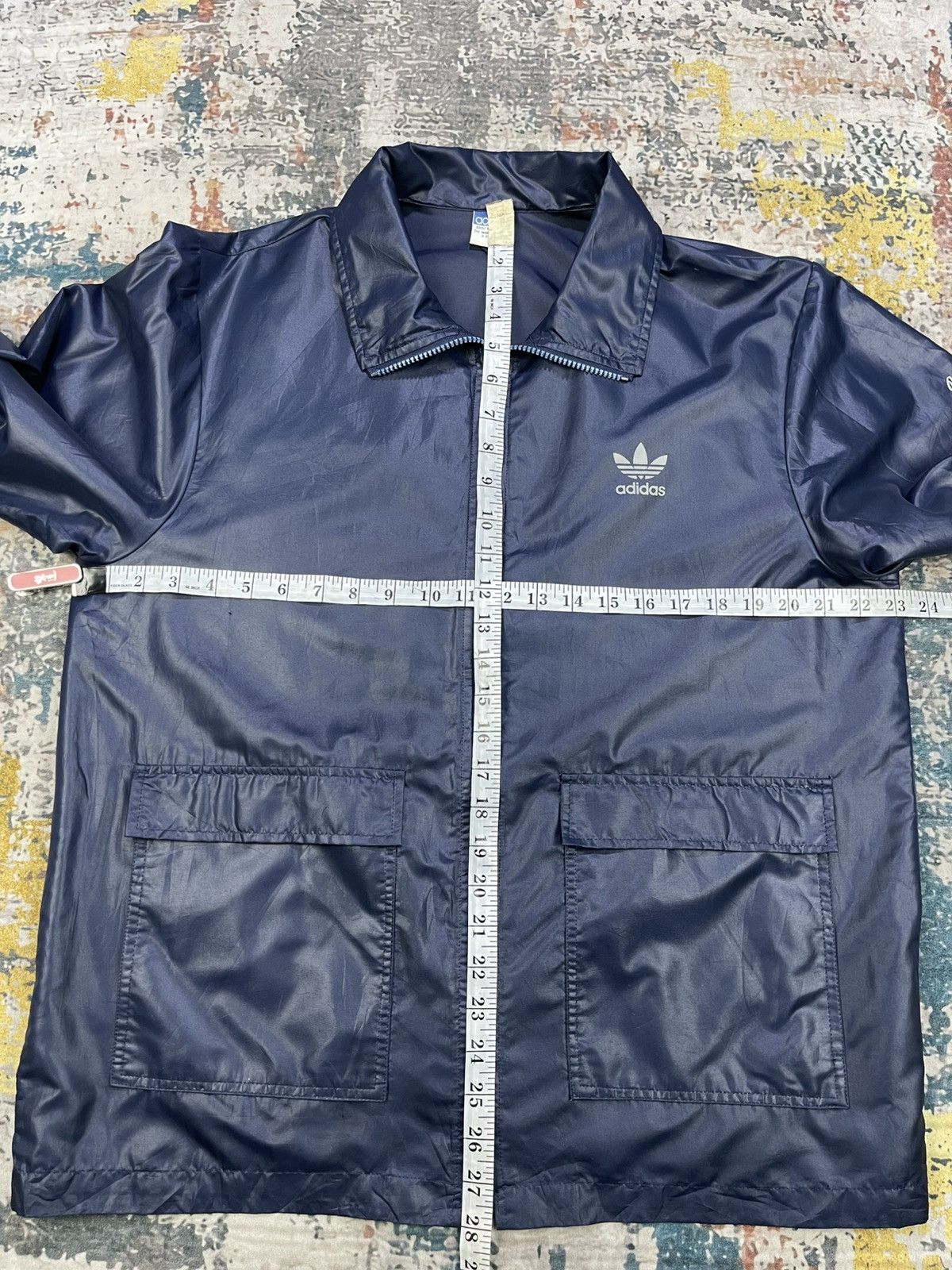 Adidas Vtg 60s/70s Adidas Trefoil Windbreaker Size US M / EU 48-50 / 2 - 13 Thumbnail