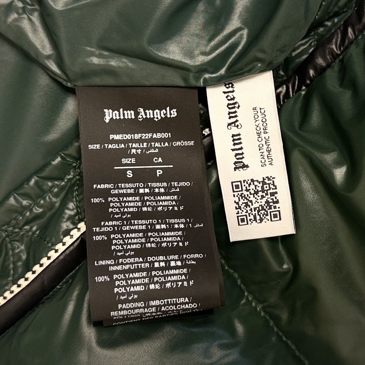 Palm Angels Palm Angels Classic Track Puffer Vest Size US S / EU 44-46 / 1 - 5 Thumbnail