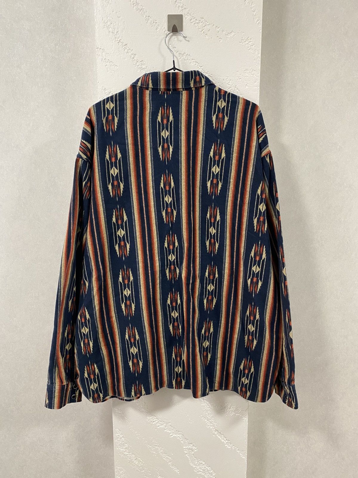 Iro Iro Aztec Print Button Shirt Navajo Print Cowboy RRL Style Size US XL / EU 56 / 4 - 8 Thumbnail