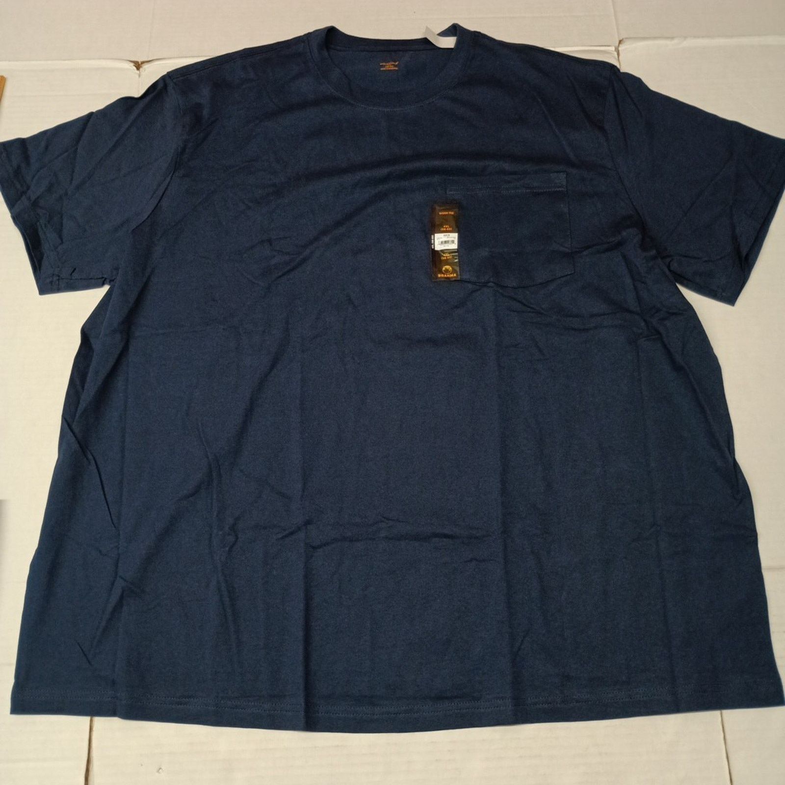 Other 2 Brahma Short Sleeve Work T-Shirt 4XL 58-60 Blue Pocket Tee Size US XXL / EU 58 / 5 - 2 Thumbnail