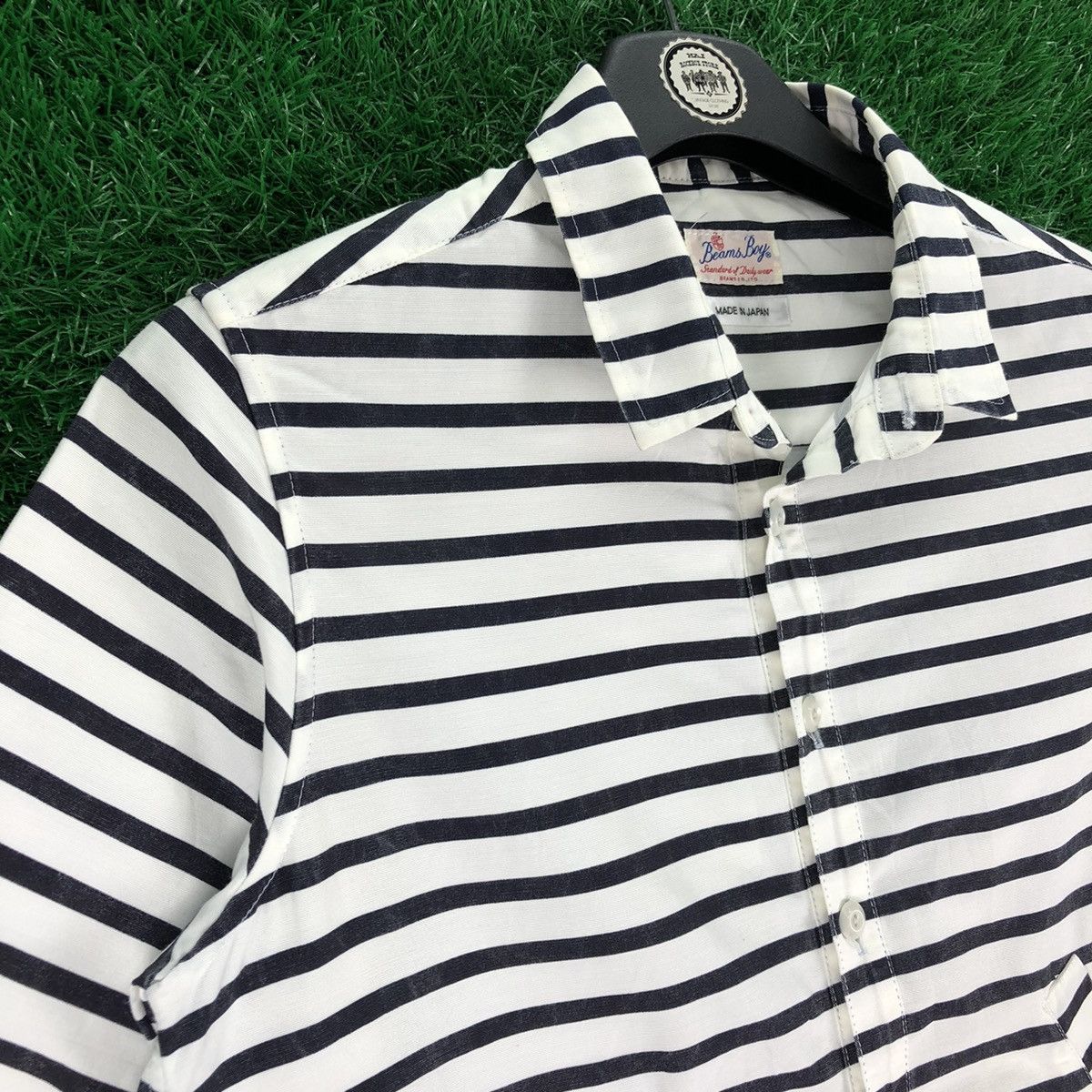 Beams Plus Vintage 90's Prisoner Stripe Jacket by Beams Boy Size US XS / EU 42 / 0 - 2 Thumbnail