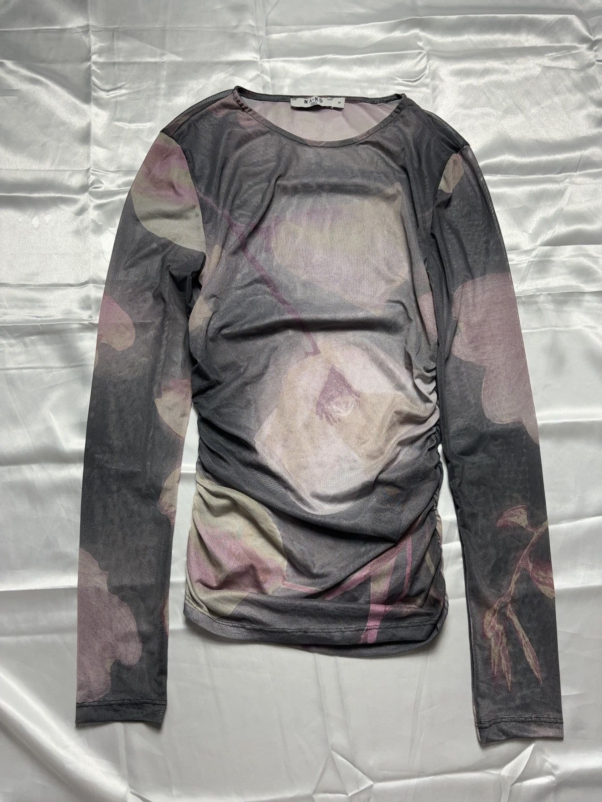 Vintage Mesh vintage floral long sleeve top Size M / US 6-8 / IT 42-44 - 1 Thumbnail