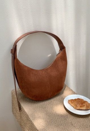 Japanese Brand Huskycat suede dumpling bag Size ONE SIZE - 6 Thumbnail