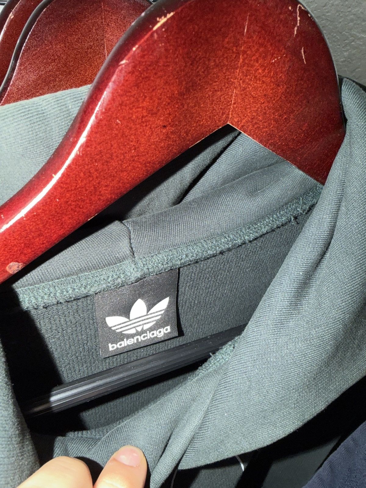 Adidas × Balenciaga $1450 Retail Balenciaga x Adidas Hoodie WITH TAGS Size US L / EU 52-54 / 3 - 9 Thumbnail