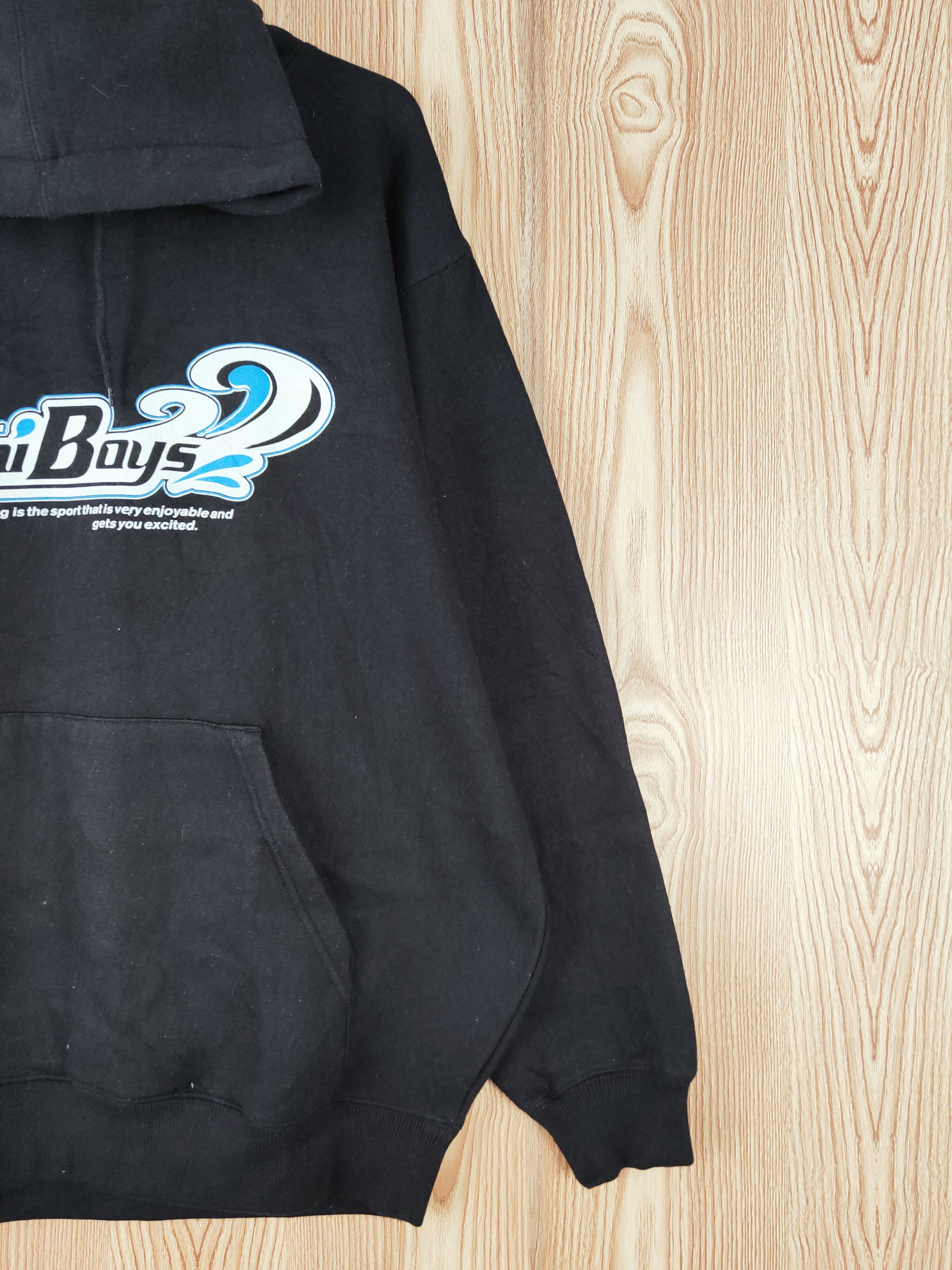Japanese Brand × Vintage Vintage Design 💥 Kauai Boys Black Hawaii Hoodie Sweatshirts Size US L / EU 52-54 / 3 - 6 Thumbnail