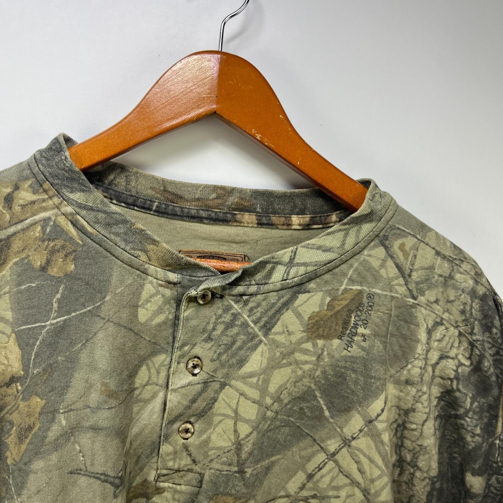 Realtree Vintage Realtree Camo Henley Long Sleeve Shirt 2XL 3XL Size US XXL / EU 58 / 5 - 3 Thumbnail