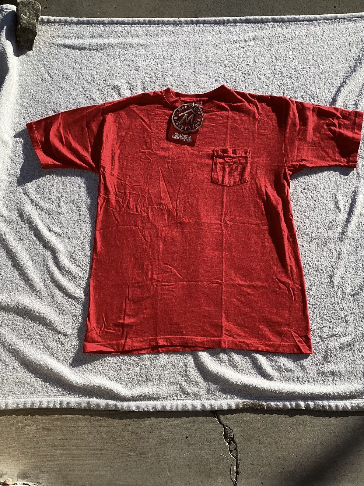 Marlboro 90s Marlboro cigarettes country store cowboy NWT pocket Tee Size US XL / EU 56 / 4 - 3 Thumbnail