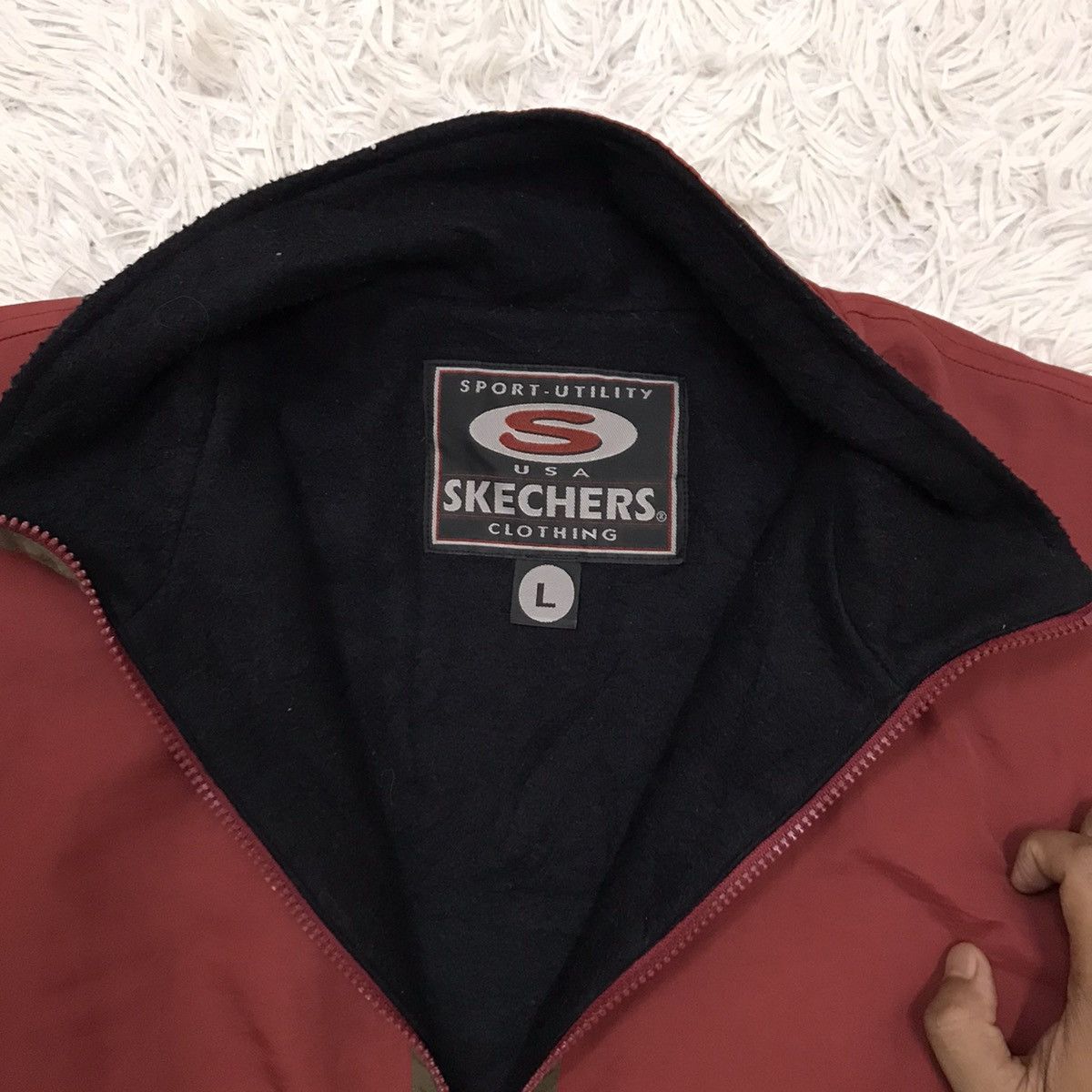 SKECHERS Vintage 90s Skechers USA sport Fleece Lined Anorak Jacket Size US XXL / EU 58 / 5 - 9 Thumbnail