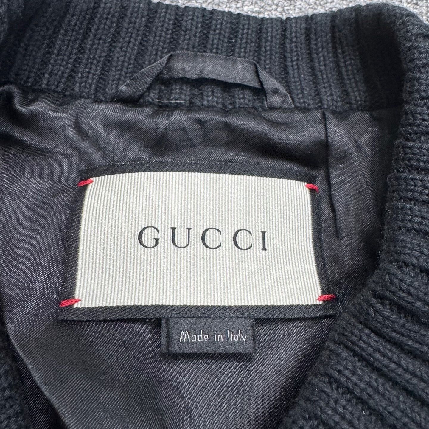 Gucci gucci black and red bomber jacket. Size US L / EU 52-54 / 3 - 3 Thumbnail