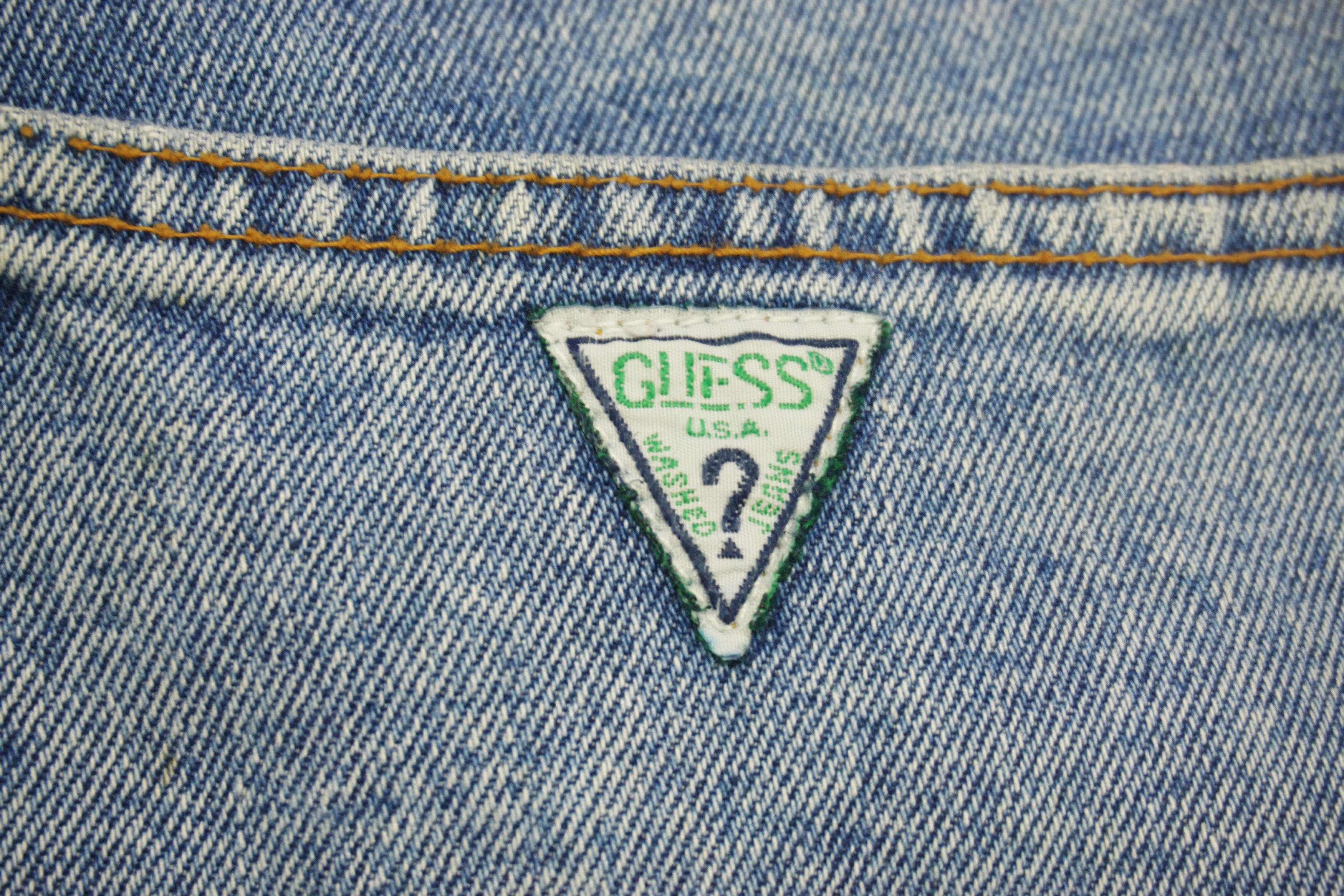 Georges Marciano Guess Jeans by Georges Marciano Loose Fit Baggy Blue Jeans Size US 33 - 6 Thumbnail