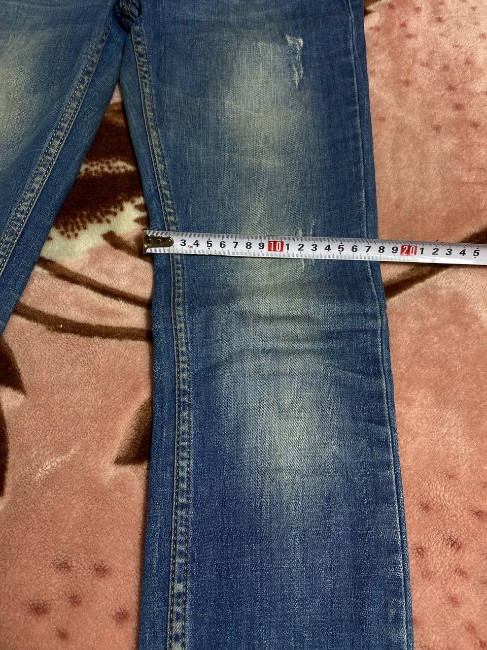 Philipp Plein Philipp Plein Design FW14 Distressed Denim Army Blue Jeans Size US 26 / EU 42 - 20 Thumbnail