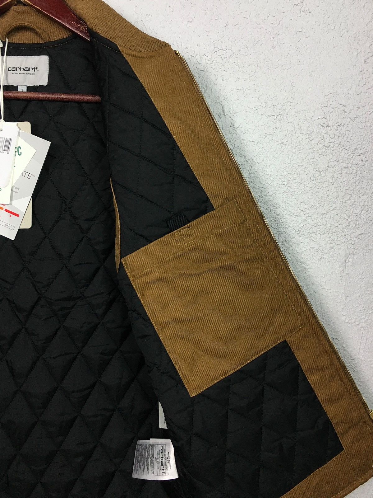 Carhartt vest CARHARTT WIP Deadborn jacket coach coat skate work y2k Size US S / EU 44-46 / 1 - 5 Thumbnail