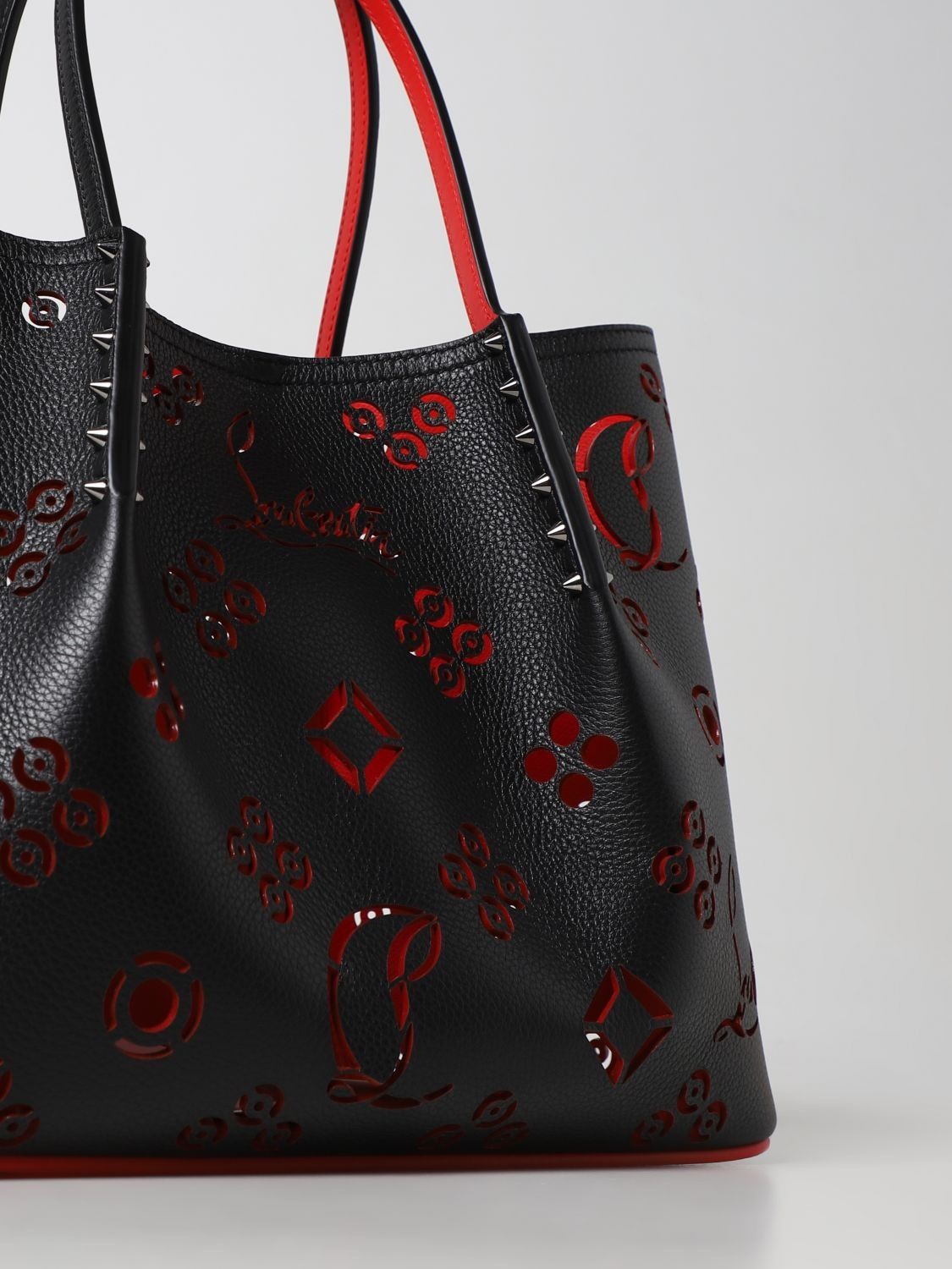 Christian Louboutin oc11z0125 Size:OS /Cabarock Large Tote Bag in Black Size ONE SIZE - 3 Thumbnail