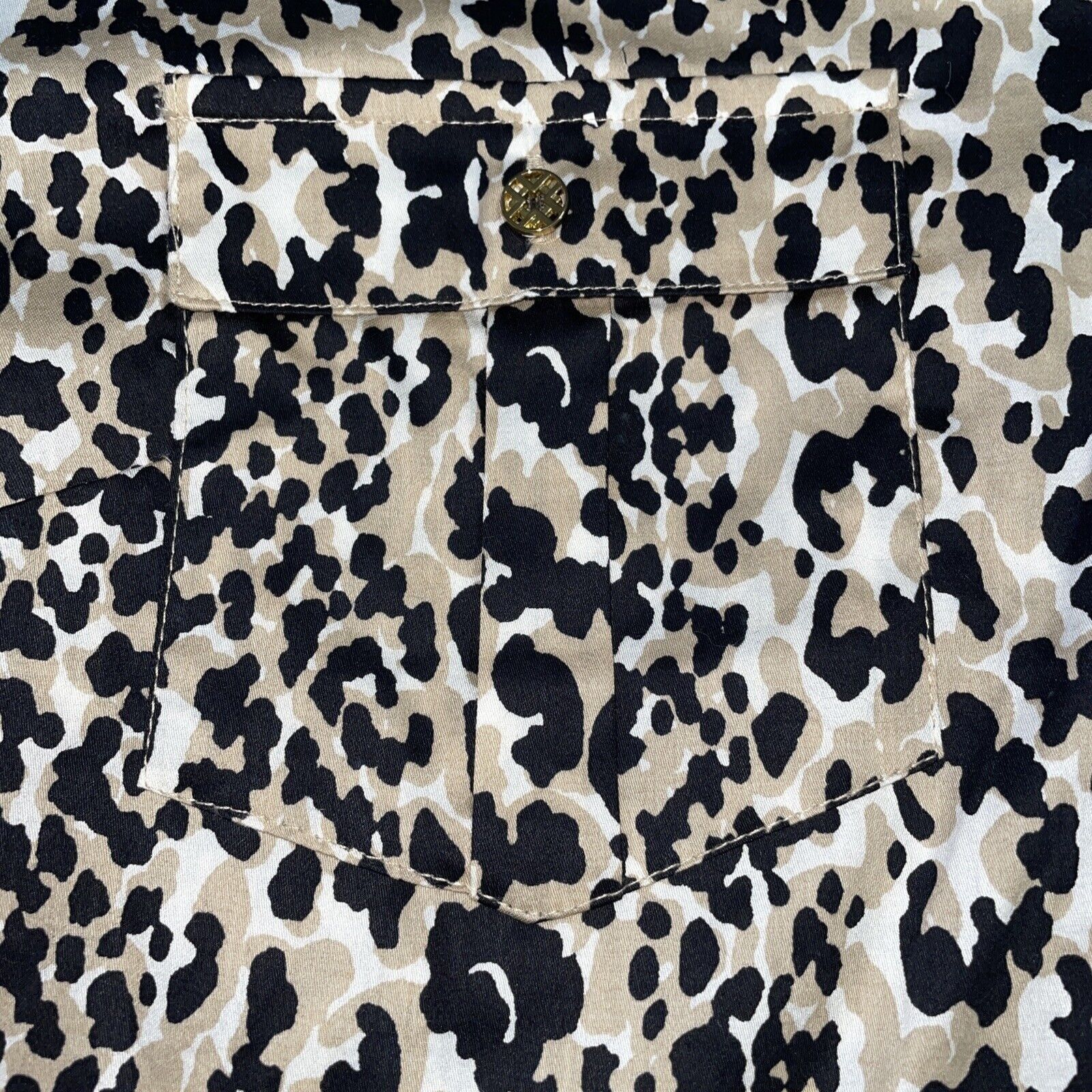 Other Jaclyn Smith Animal Print Button Up Blouse Size Medium With Size M / US 6-8 / IT 42-44 - 4 Thumbnail