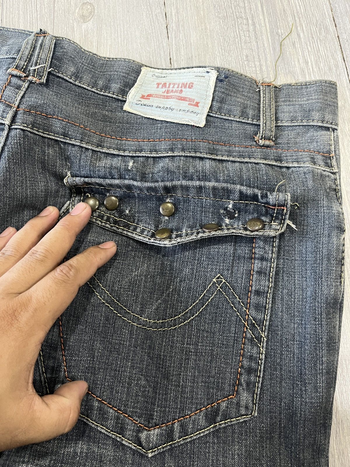 Japanese Brand Distressed denim Size US 36 / EU 52 - 5 Thumbnail