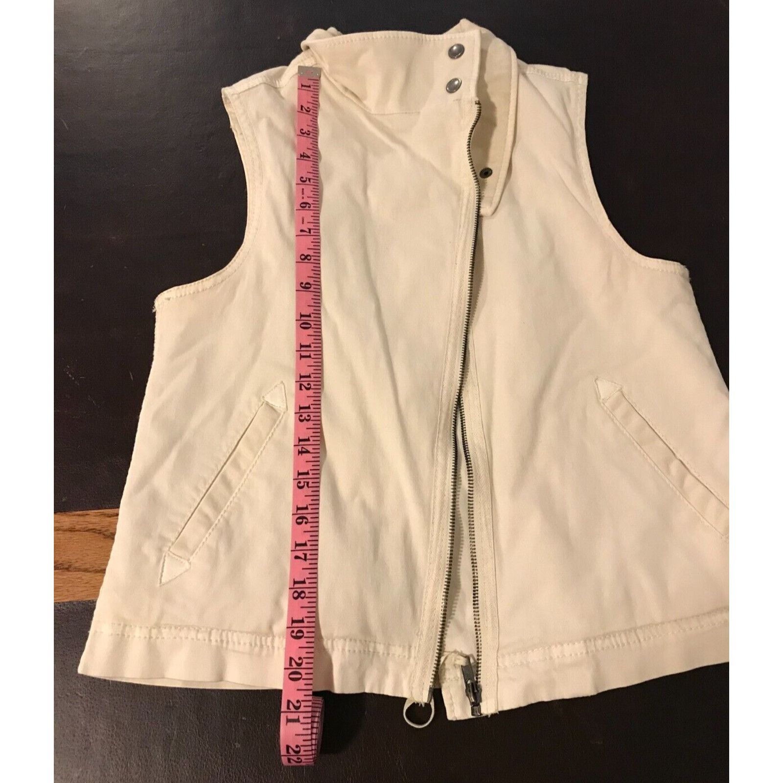 Anthropologie Anthropologie Marrakech Cream/Ivory Fleece Lined Vest Size M / US 6-8 / IT 42-44 - 8 Thumbnail