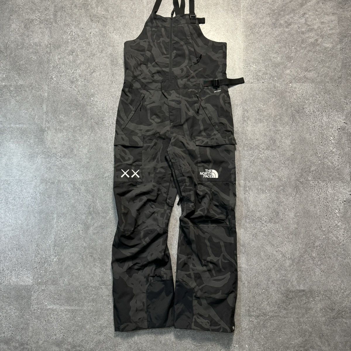 The North Face The north face x kaws freeride bib | Grailed