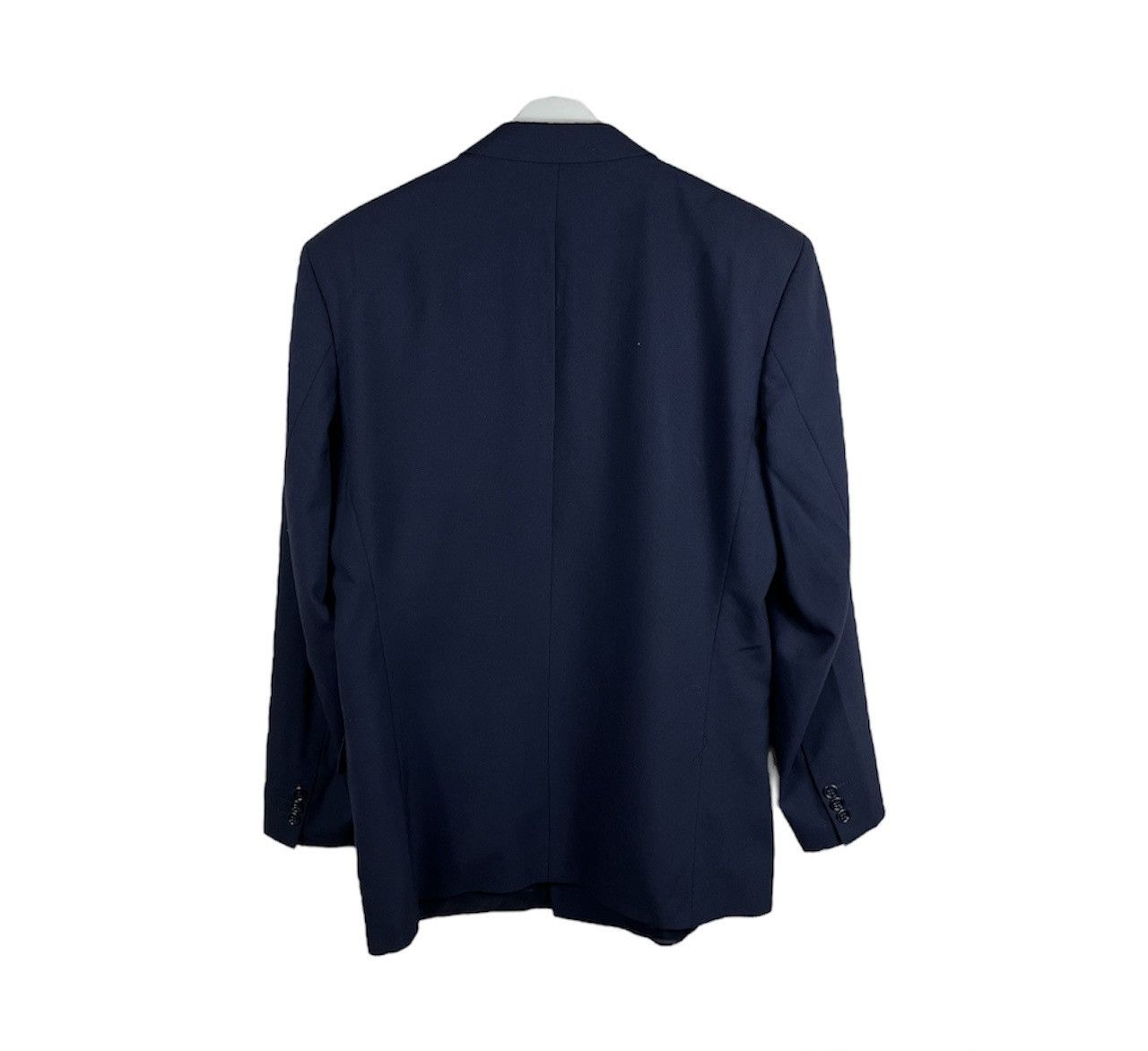Hugo Boss × Vintage Vintage Hugo Boss wool navy blazer double-breasted jacket Size US M / EU 48-50 / 2 - 2 Thumbnail
