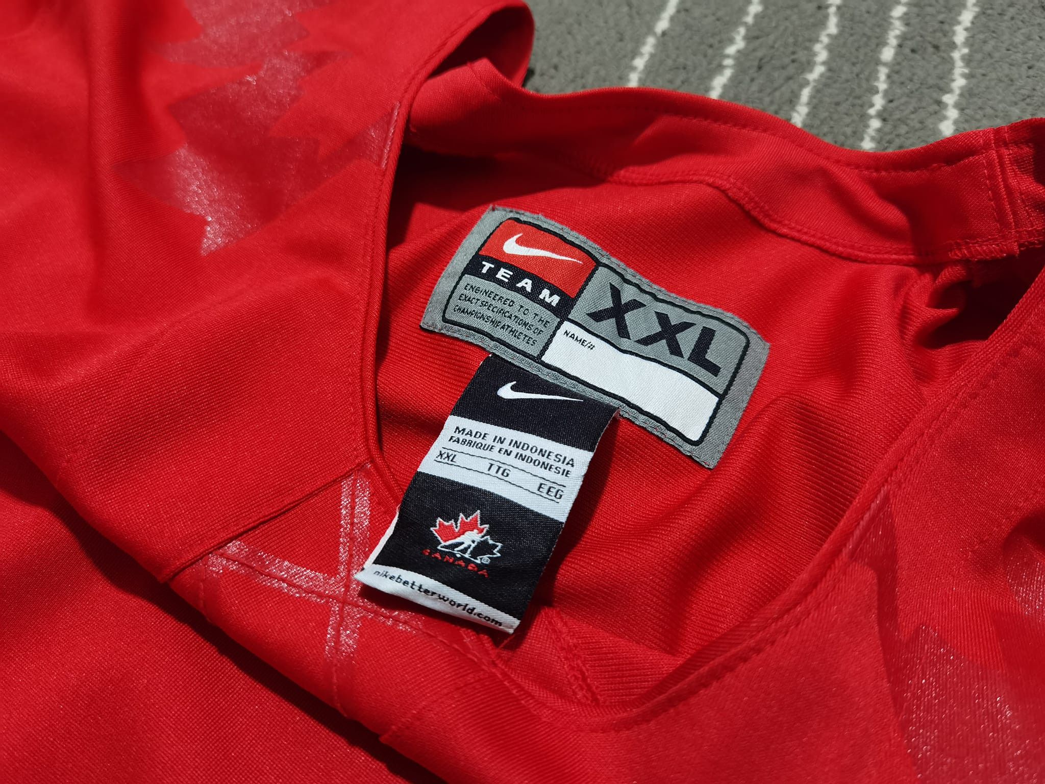 NHL × Nike Canada Olympics hockey ice jerseys 2XL 2142 Size US XXL / EU 58 / 5 - 3 Thumbnail