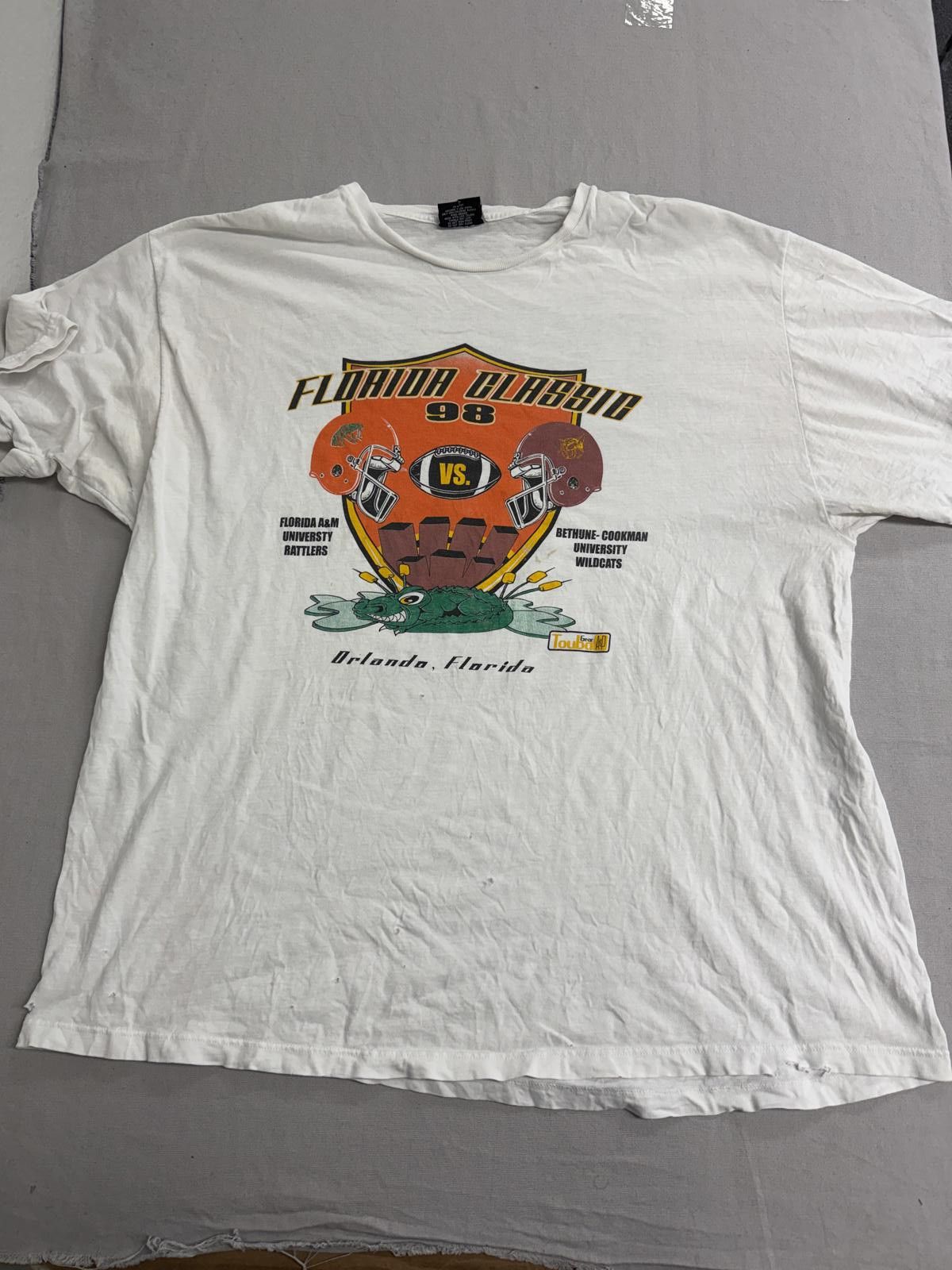 Polo Ralph Lauren Vintage HBCU Tshirt 1998 Florida Classic Blacker the College Size US XXL / EU 58 / 5 - 1 Thumbnail