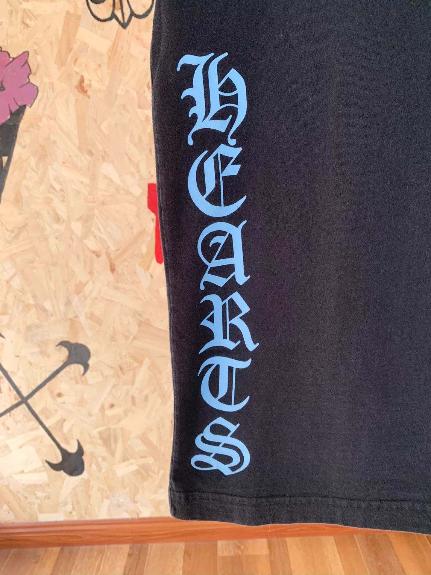 Chrome Hearts Chrome Hearts Black Side Blue Sanskrit M Tee Size US M / EU 48-50 / 2 - 5 Thumbnail