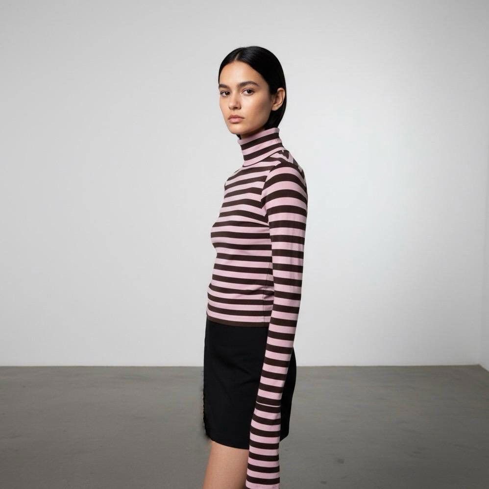 Cop Copine The Cop Copine Maxi Sleeves Striped Top Size ONE SIZE - 5 Thumbnail