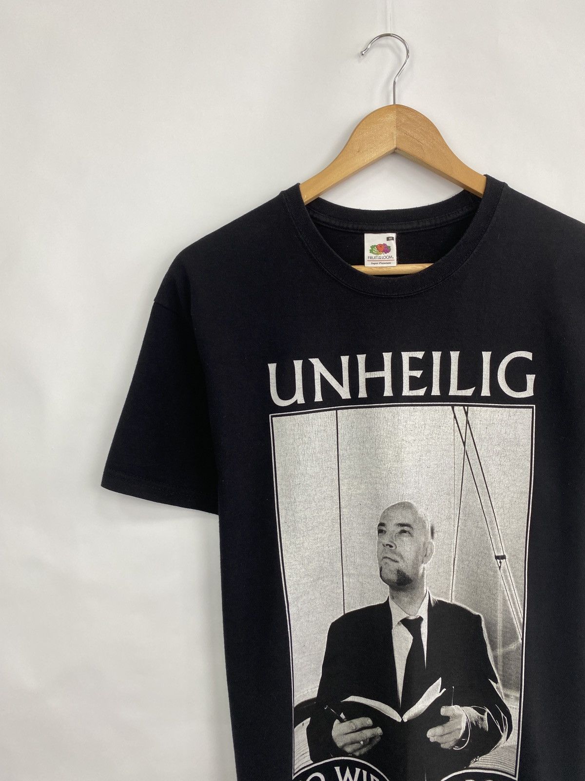 Fruit Of The Loom Vintage Y2K Unheilig So Wie Du Warst t-shirt Size US M / EU 48-50 / 2 - 2 Thumbnail